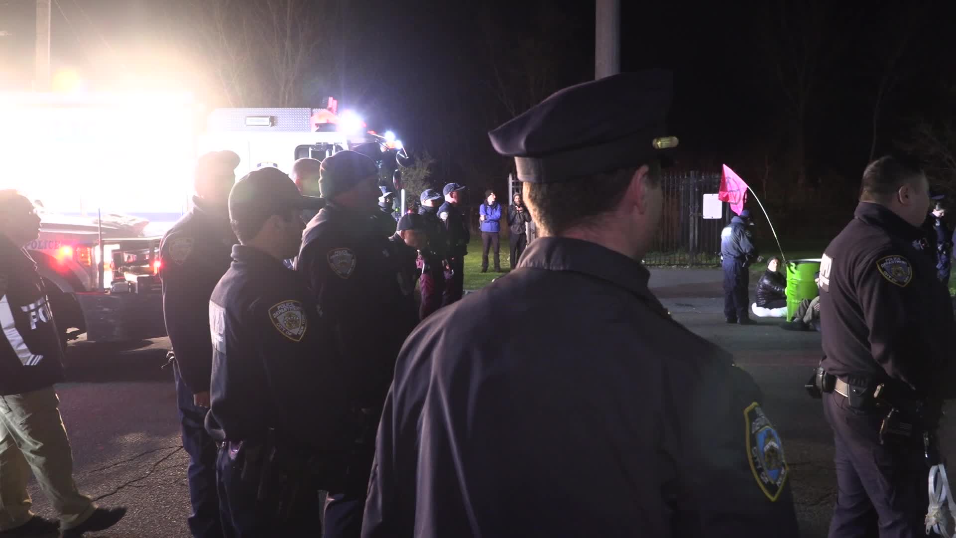 NYC: Climate protesters arrested after blockading New York Times distribution center