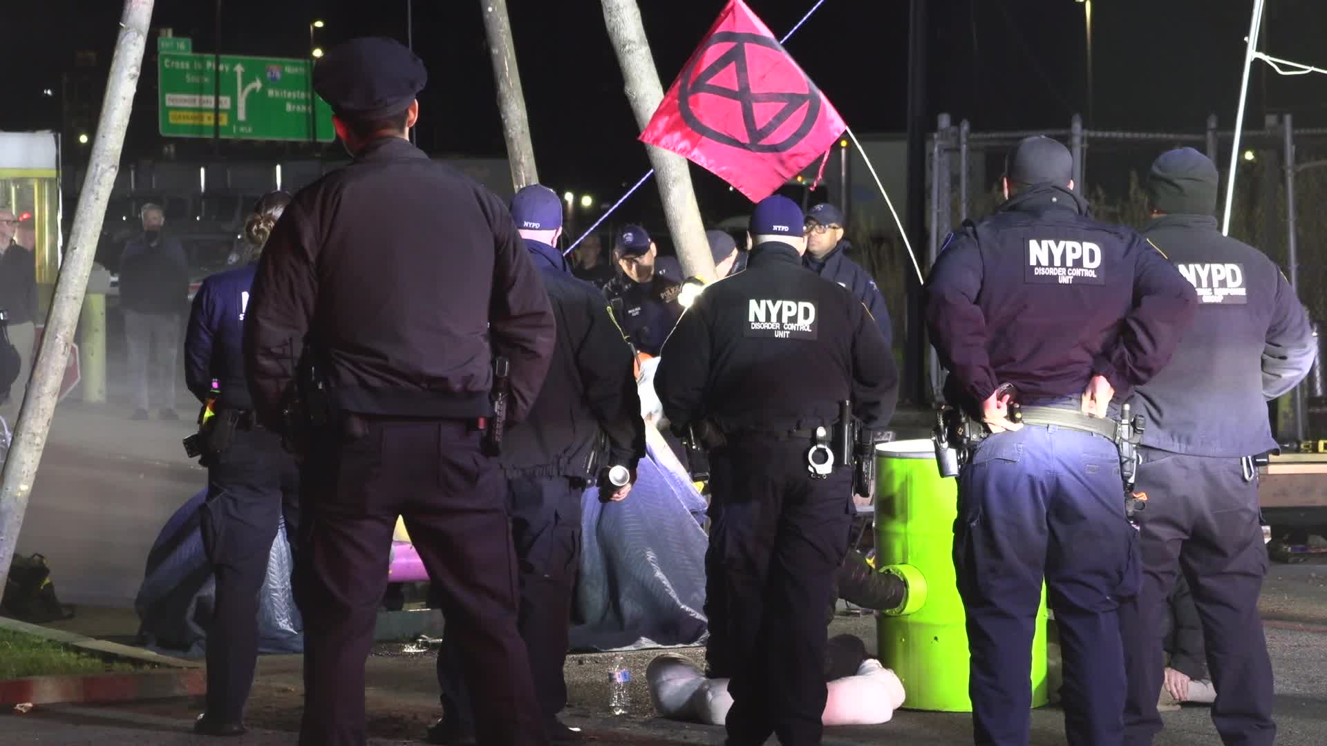 NYC: Climate protesters arrested after blockading New York Times distribution center