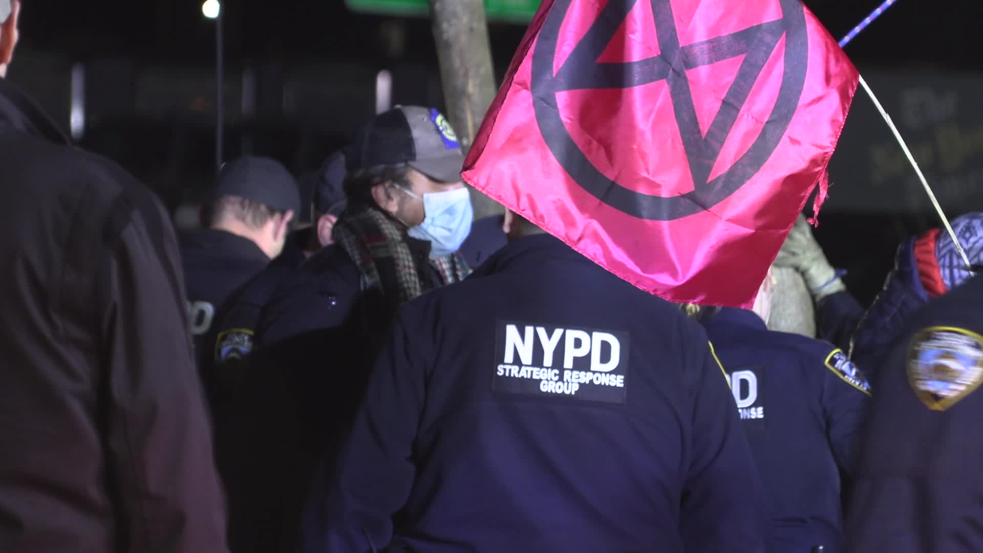 NYC: Climate protesters arrested after blockading New York Times distribution center