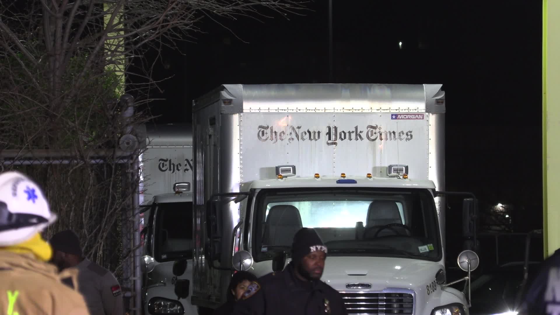 NYC: Climate protesters arrested after blockading New York Times distribution center