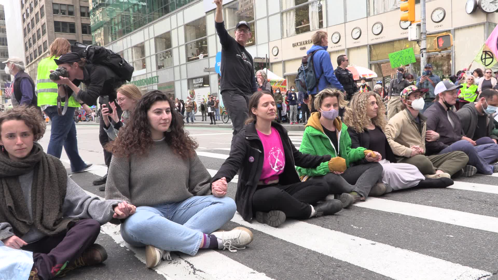 NYC: Extinction Rebellion Arrests Earth Week Protest