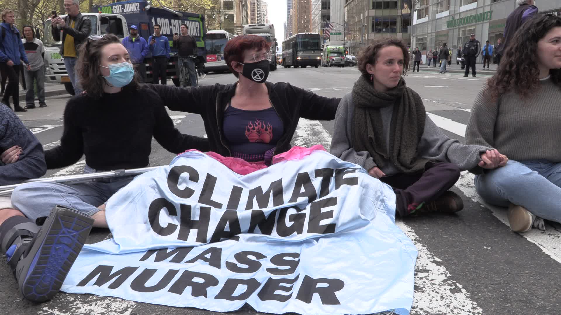NYC: Extinction Rebellion Arrests Earth Week Protest