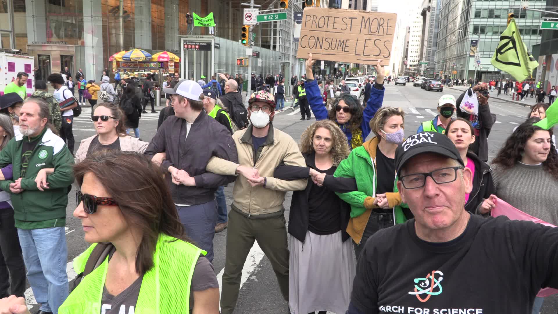 NYC: Extinction Rebellion Arrests Earth Week Protest