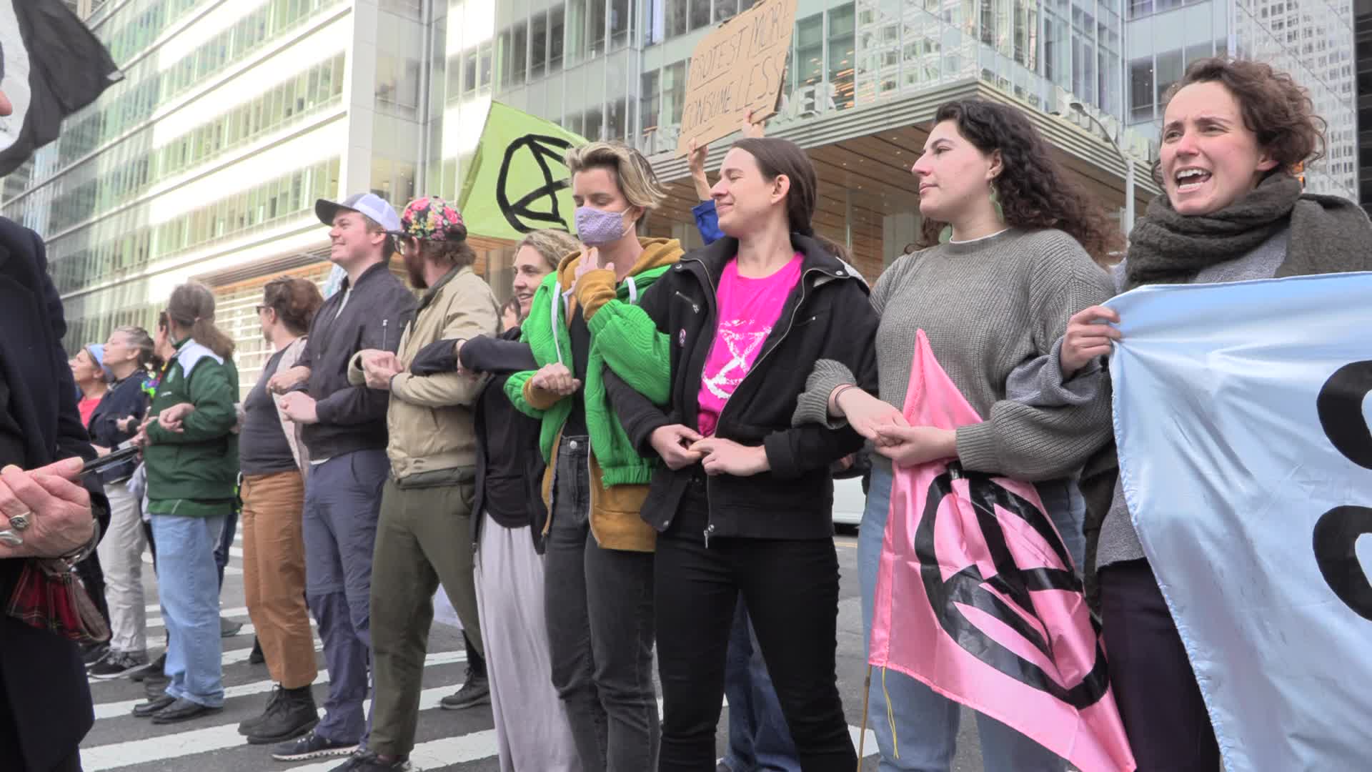 NYC: Extinction Rebellion Arrests Earth Week Protest