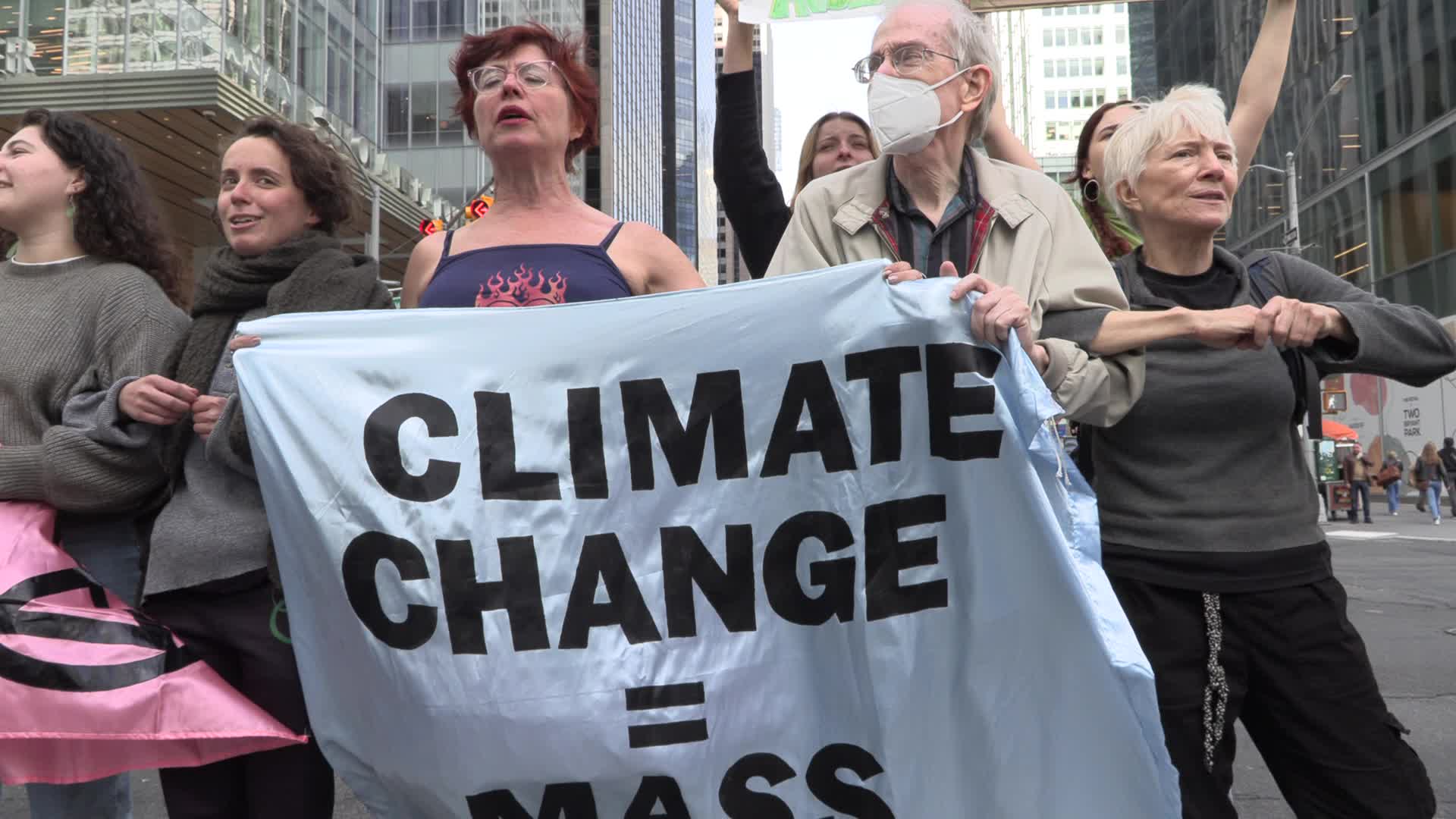 NYC: Extinction Rebellion Arrests Earth Week Protest