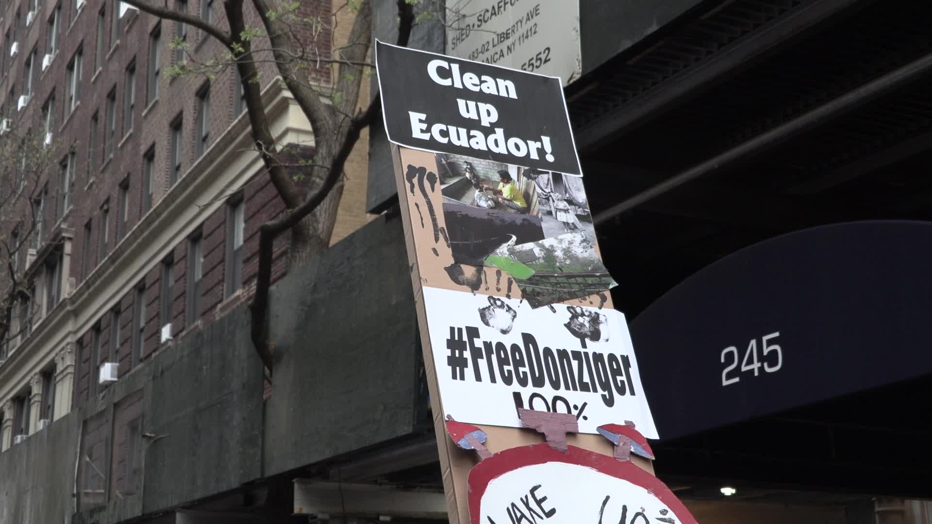 NYC: Steven Donziger celebrates release from detention with supporters, family