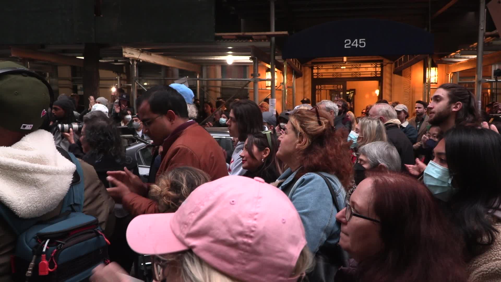 NYC: Steven Donziger celebrates release from detention with supporters, family