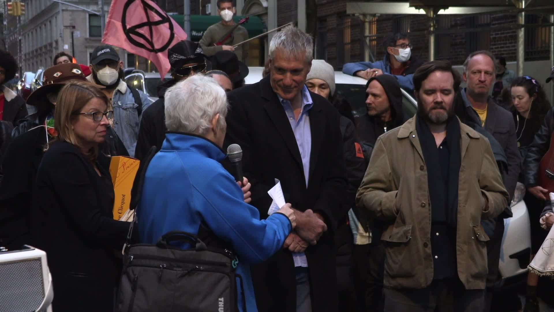 NYC: Steven Donziger celebrates release from detention with supporters, family