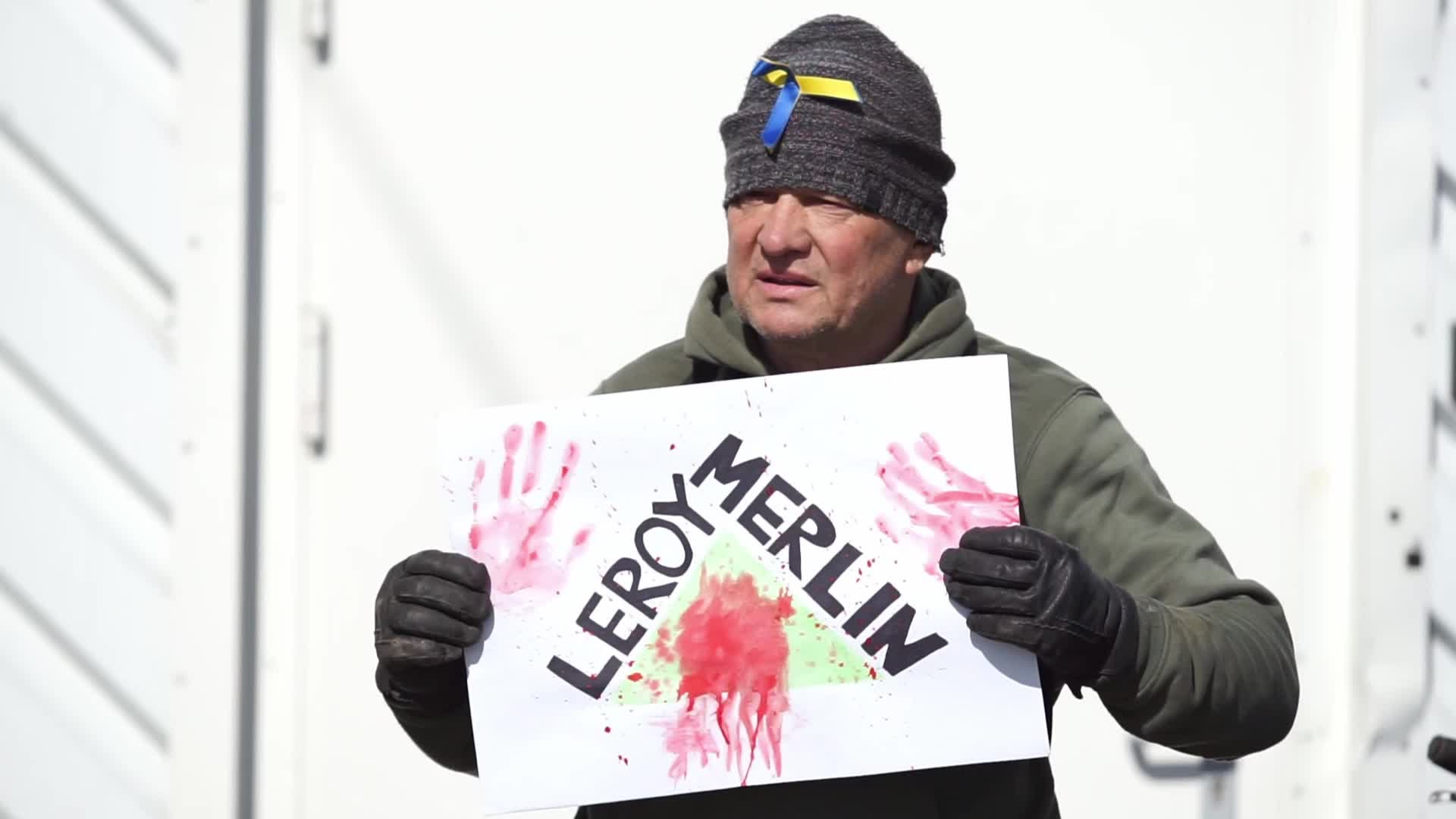 Boycott Leroy Merlin Protest In Gdansk, Poland 
