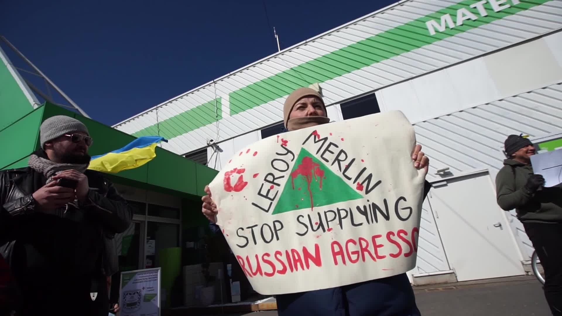 Boycott Leroy Merlin Protest In Gdansk, Poland 