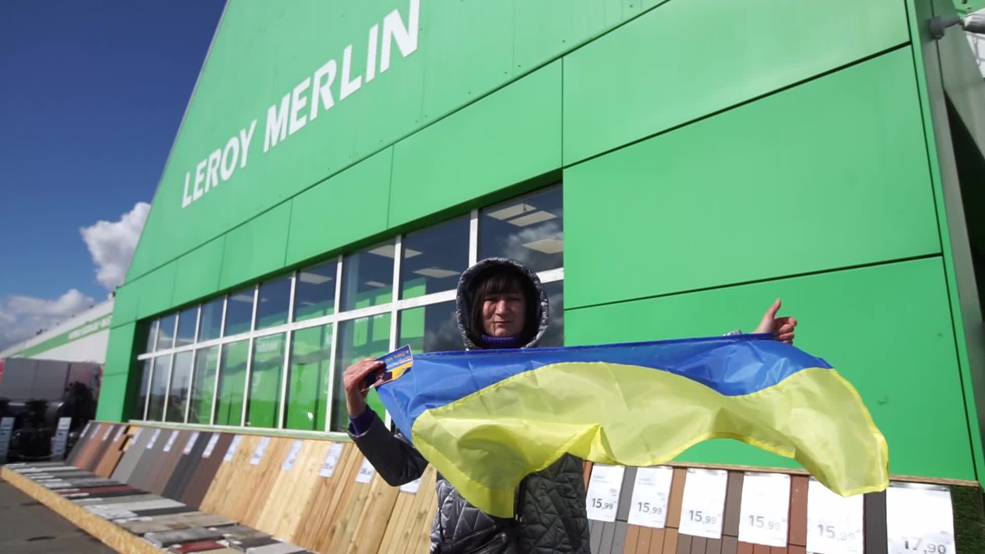Boycott Leroy Merlin Protest In Gdansk, Poland 
