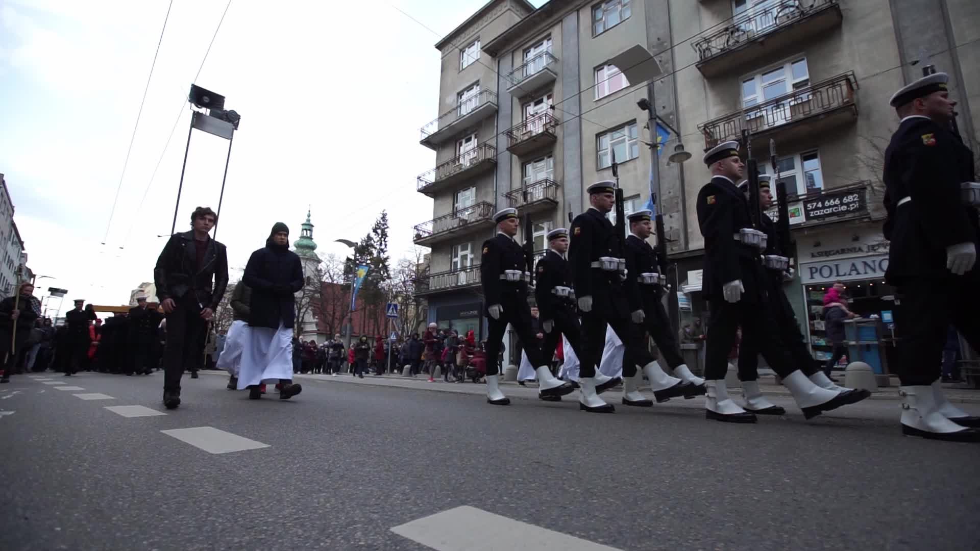 Way Of The Cross Procession in Gdynia, Poland