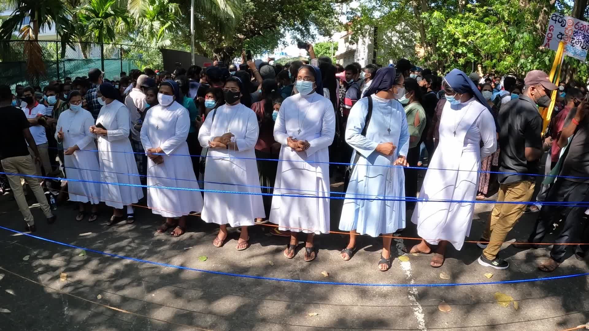 Peaceful Economic Crisis Protest In Sri Lanka
