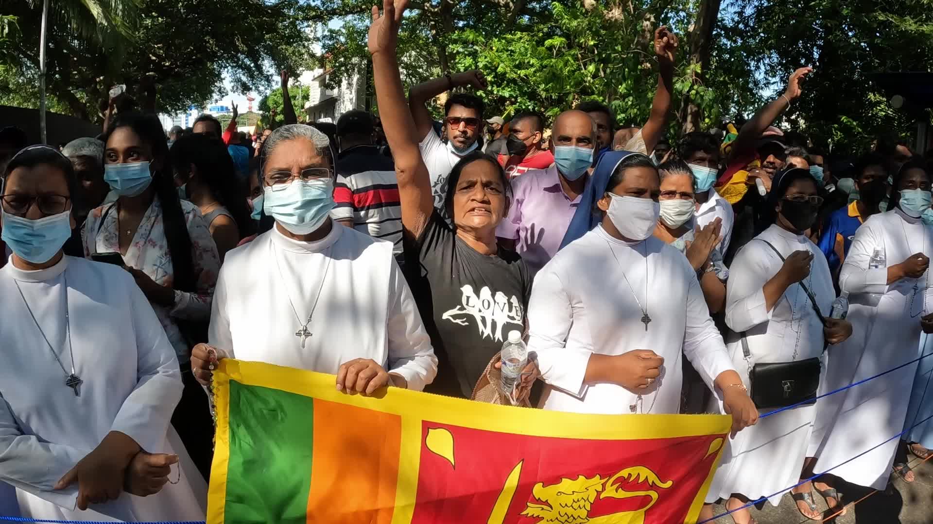Peaceful Economic Crisis Protest In Sri Lanka