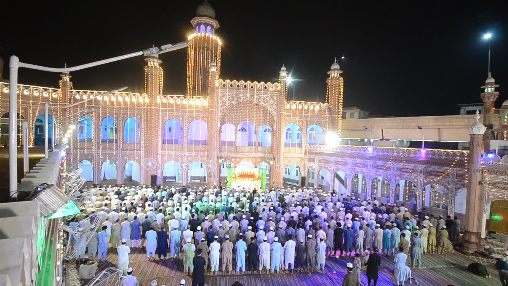 Pakistan religion holy night in Peshawar

