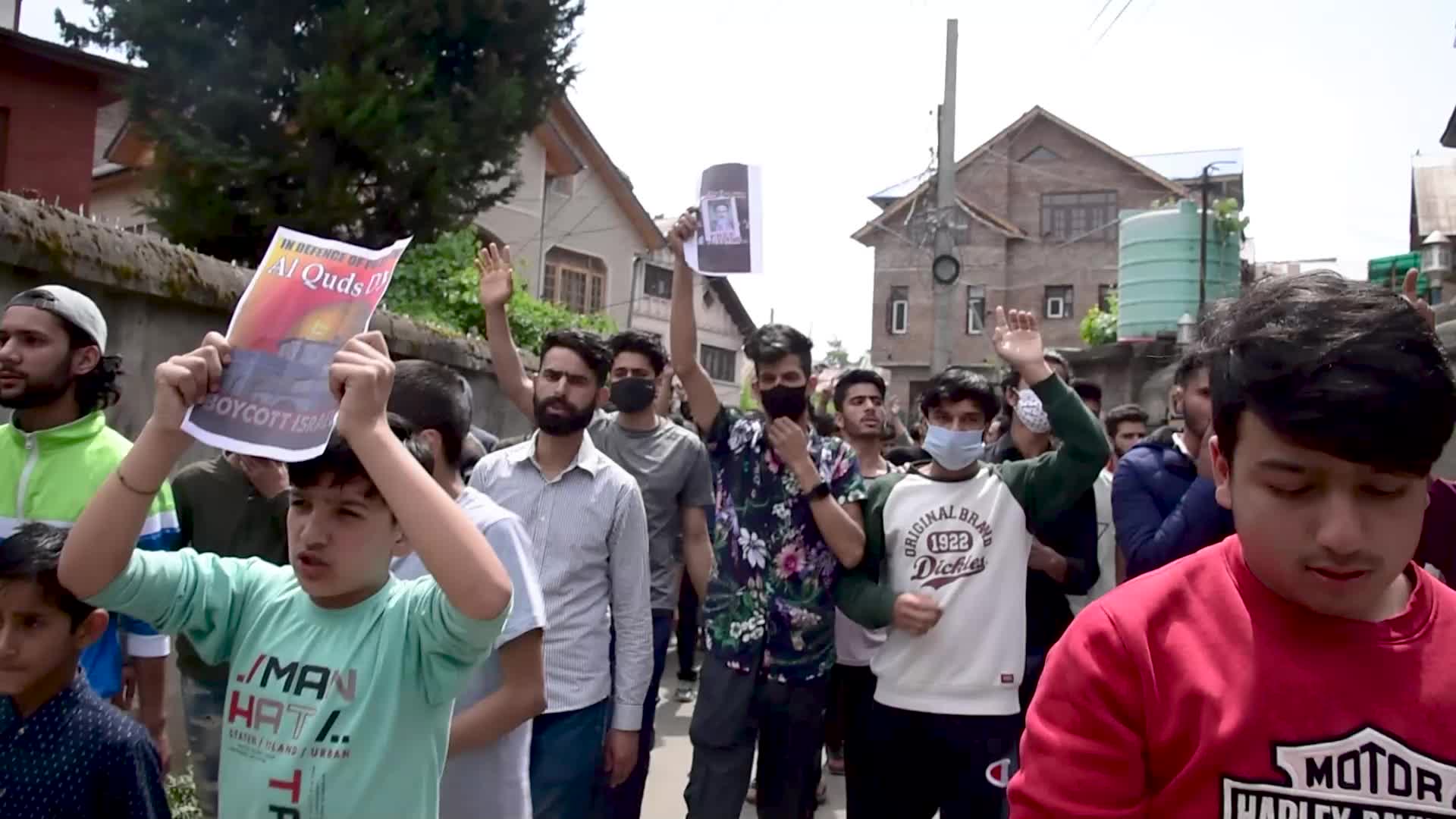 Quds (Jerusalem) day in Srinagar Kashmir 