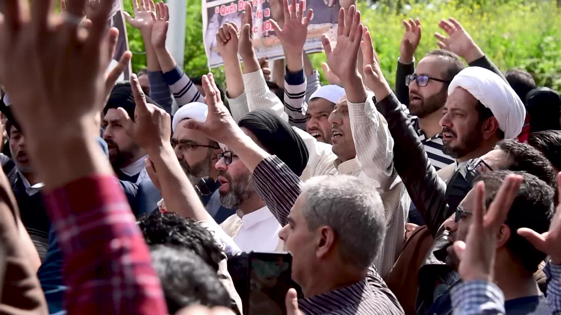 Quds (Jerusalem) day in Srinagar Kashmir 