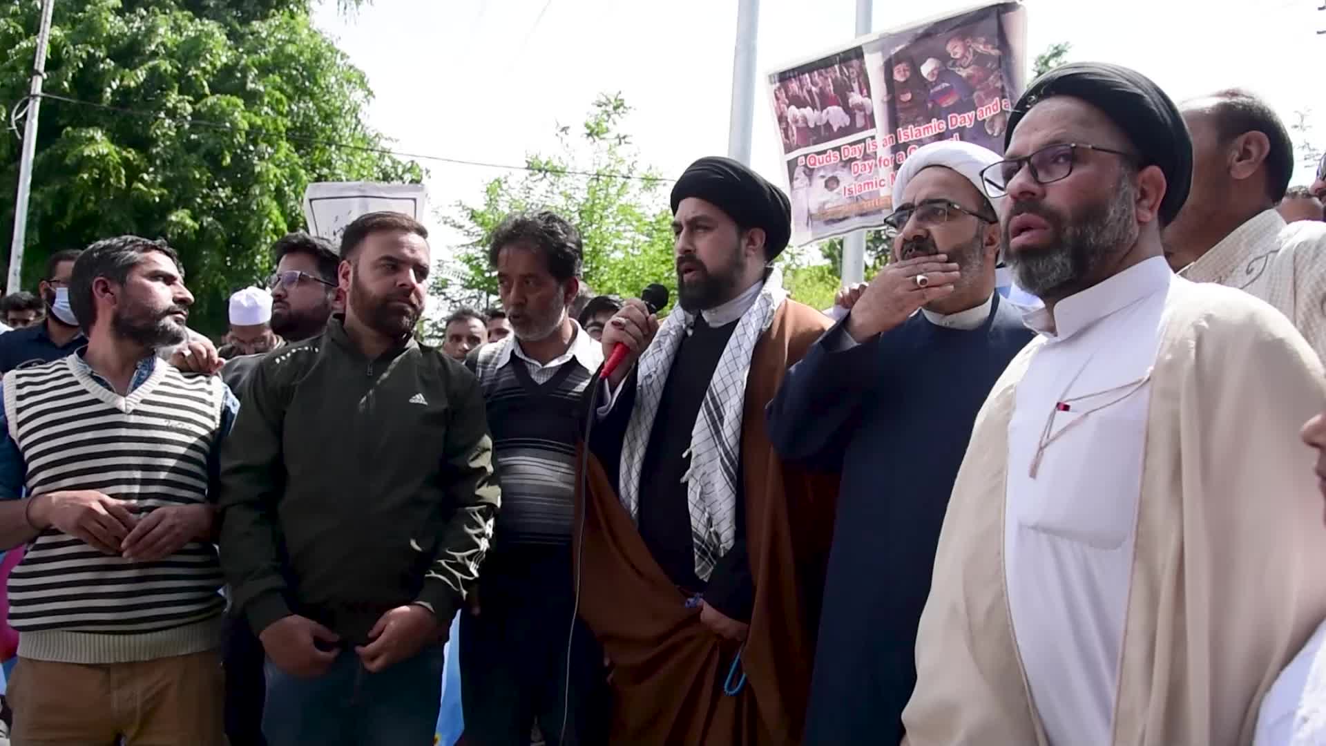 Quds (Jerusalem) day in Srinagar Kashmir 