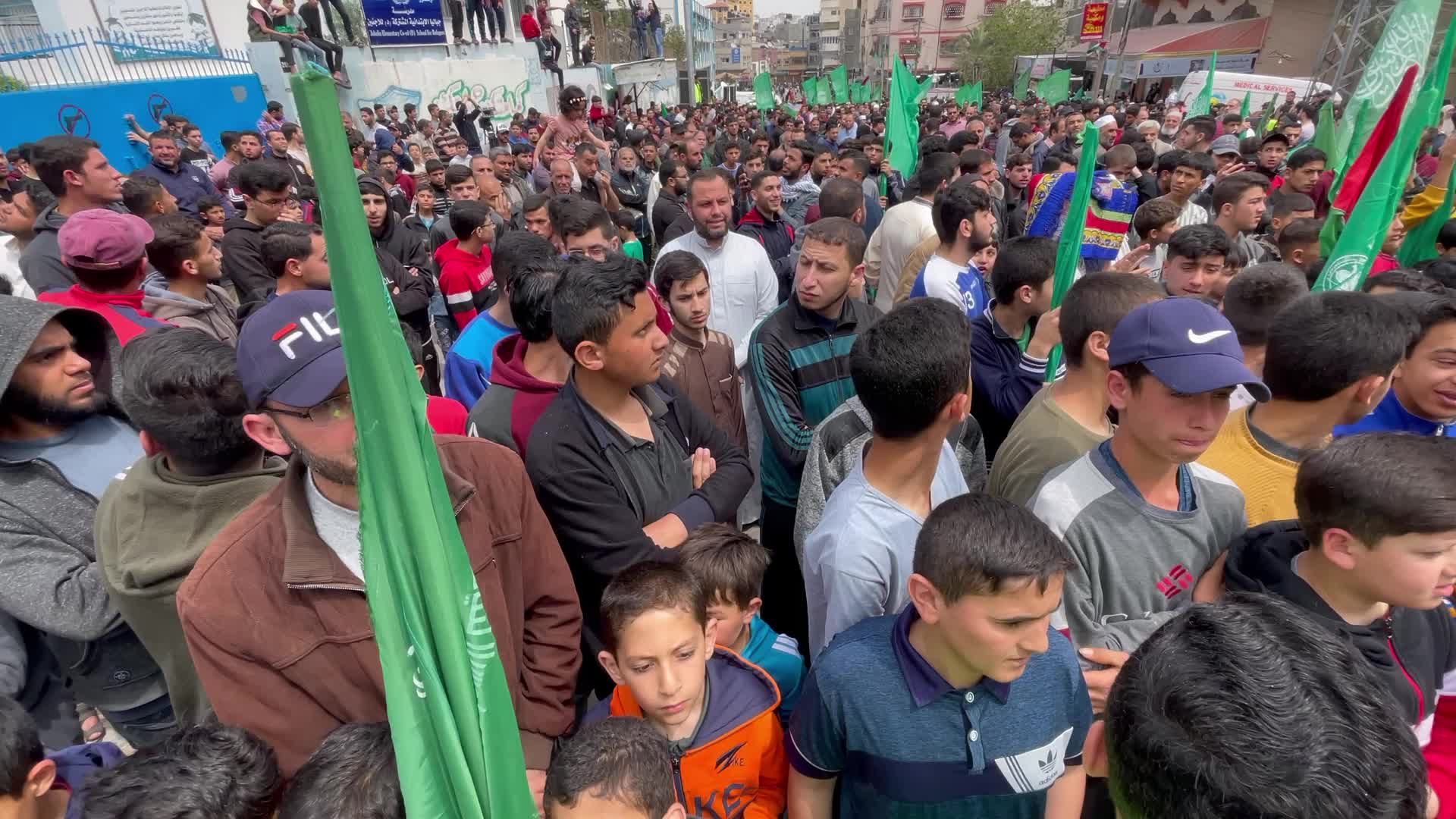 Protest In Gaza, Palestine