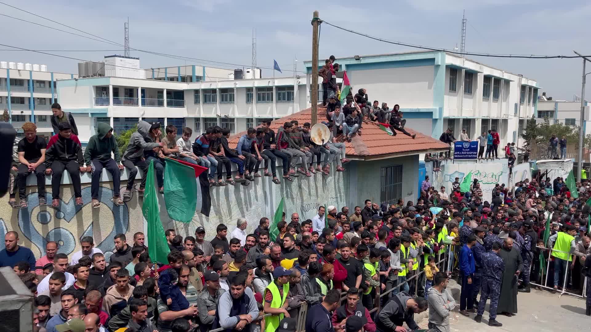 Protest In Gaza, Palestine