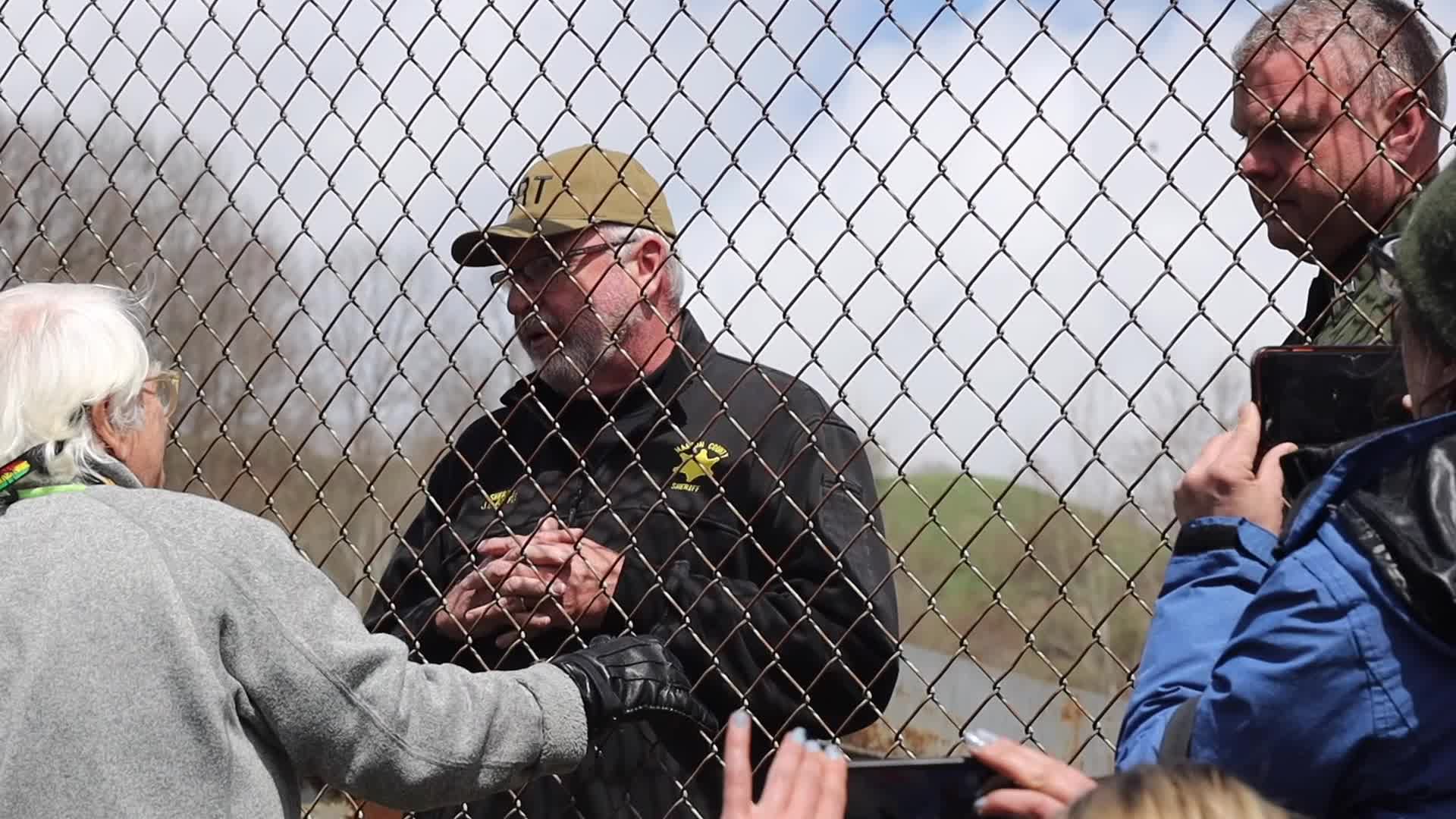 Climate protestors block West Virginia coal power plant
