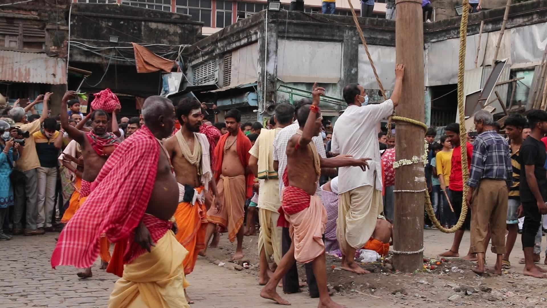 Shiva Gajan festival in Kolkata