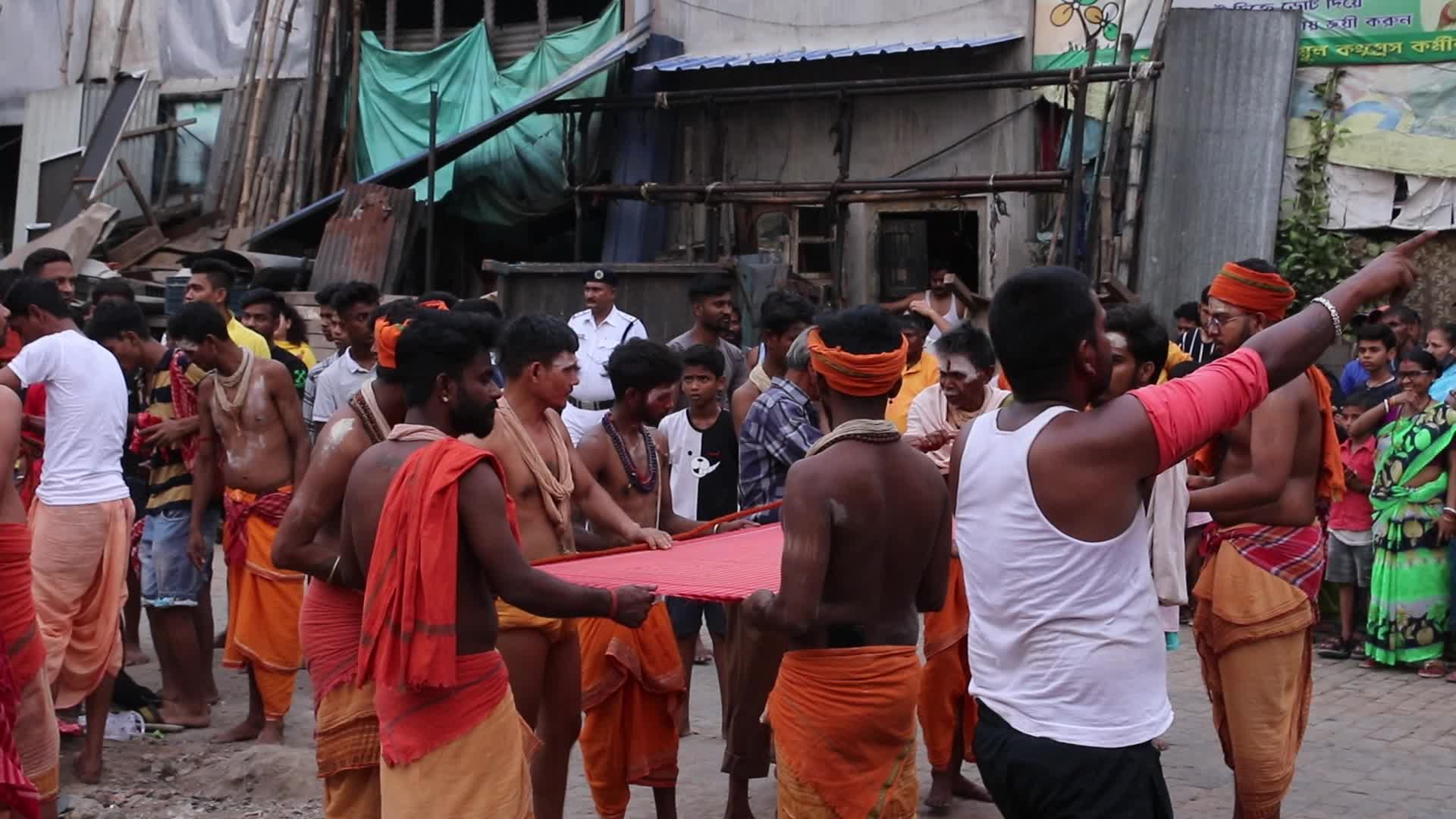 Shiva Gajan festival in Kolkata