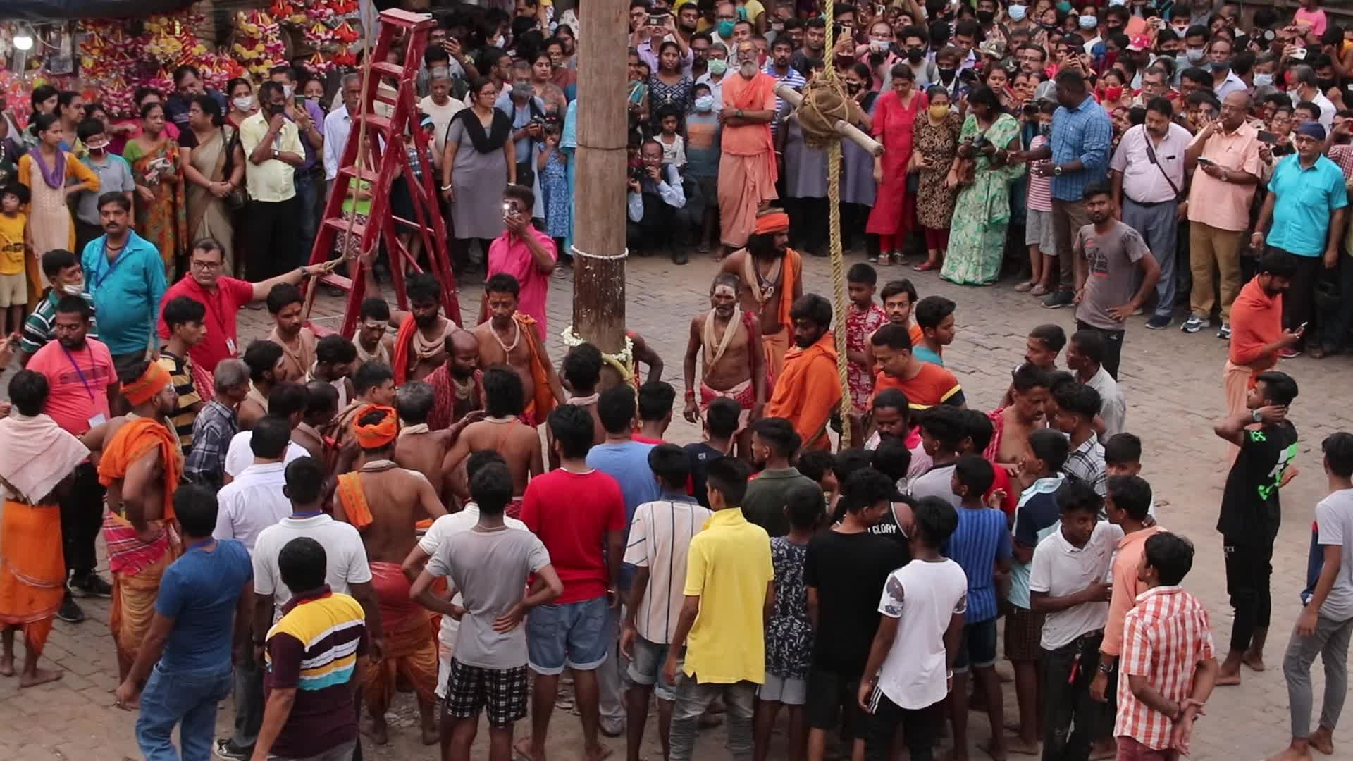 Shiva Gajan festival in Kolkata