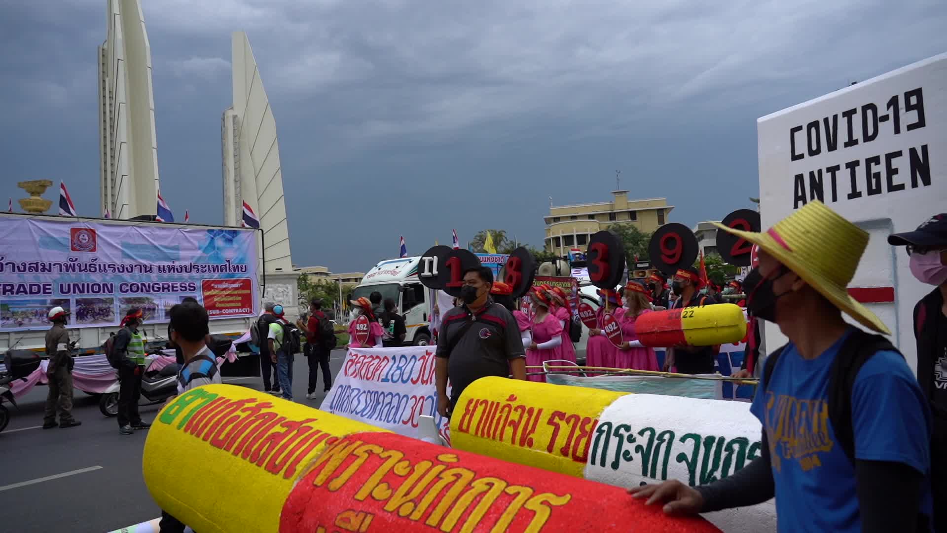 Workers' Day rally in Bangkok.