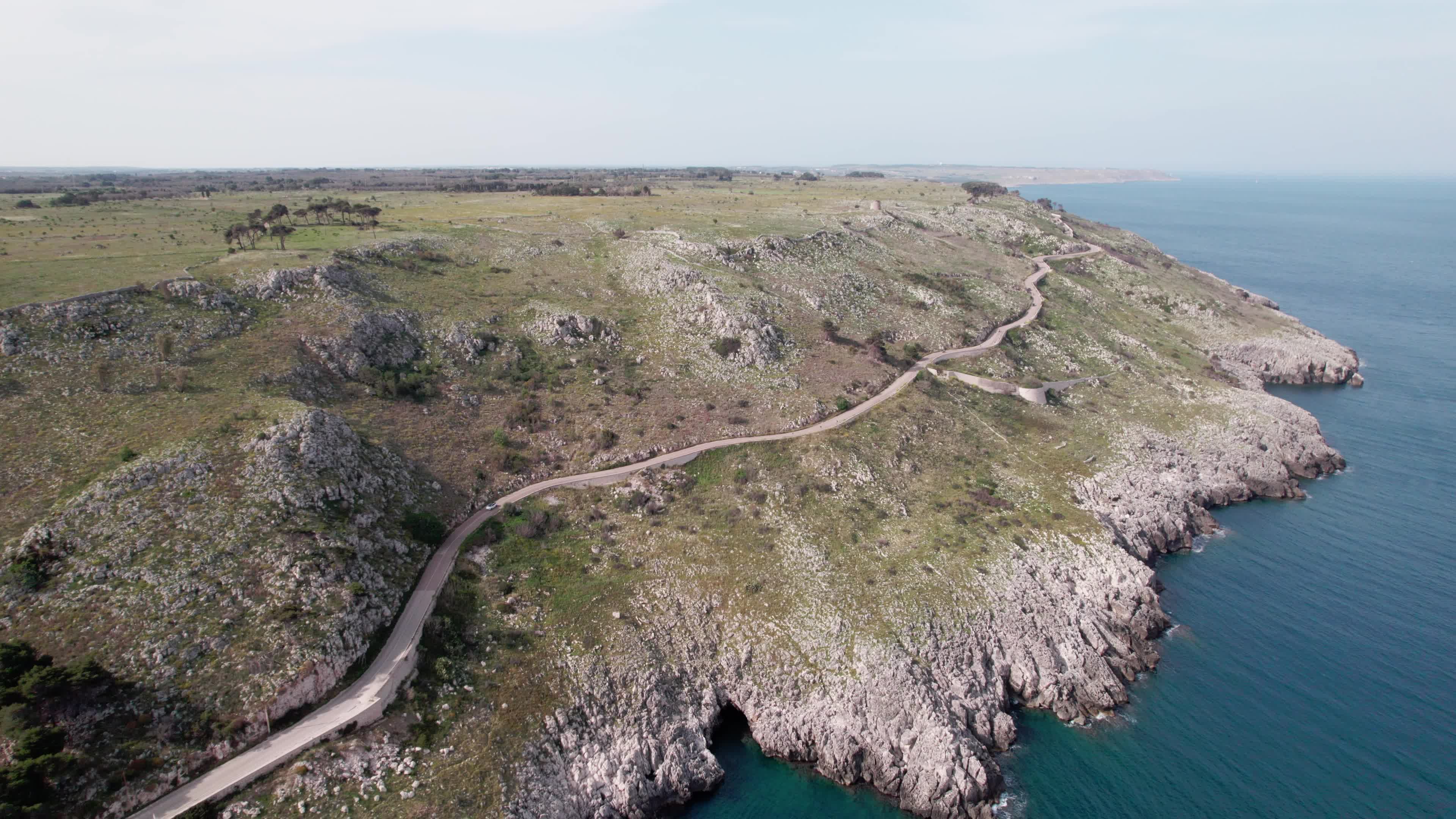 Aerial View of Santa Cesarea Terme