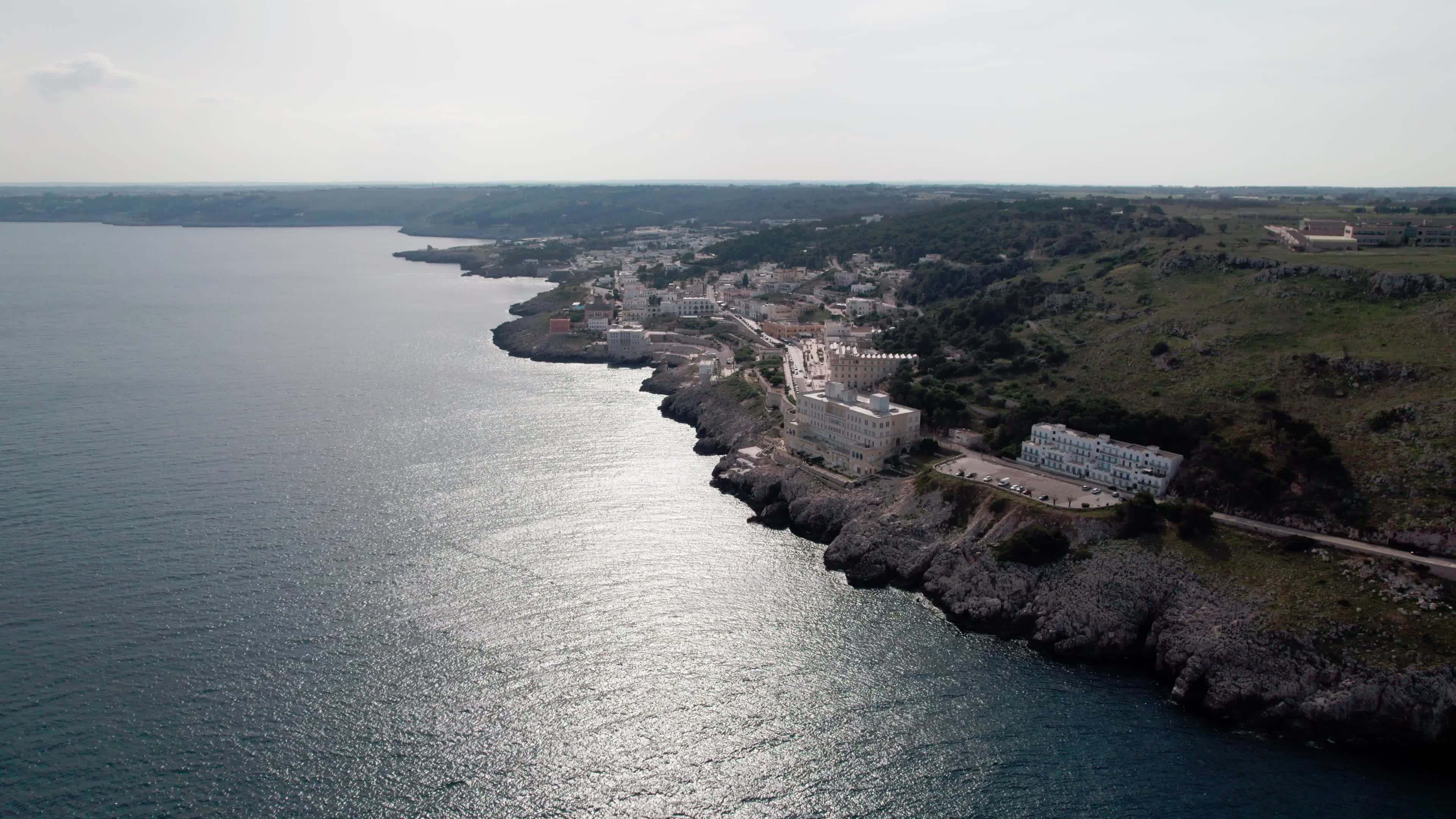Aerial View of Santa Cesarea Terme