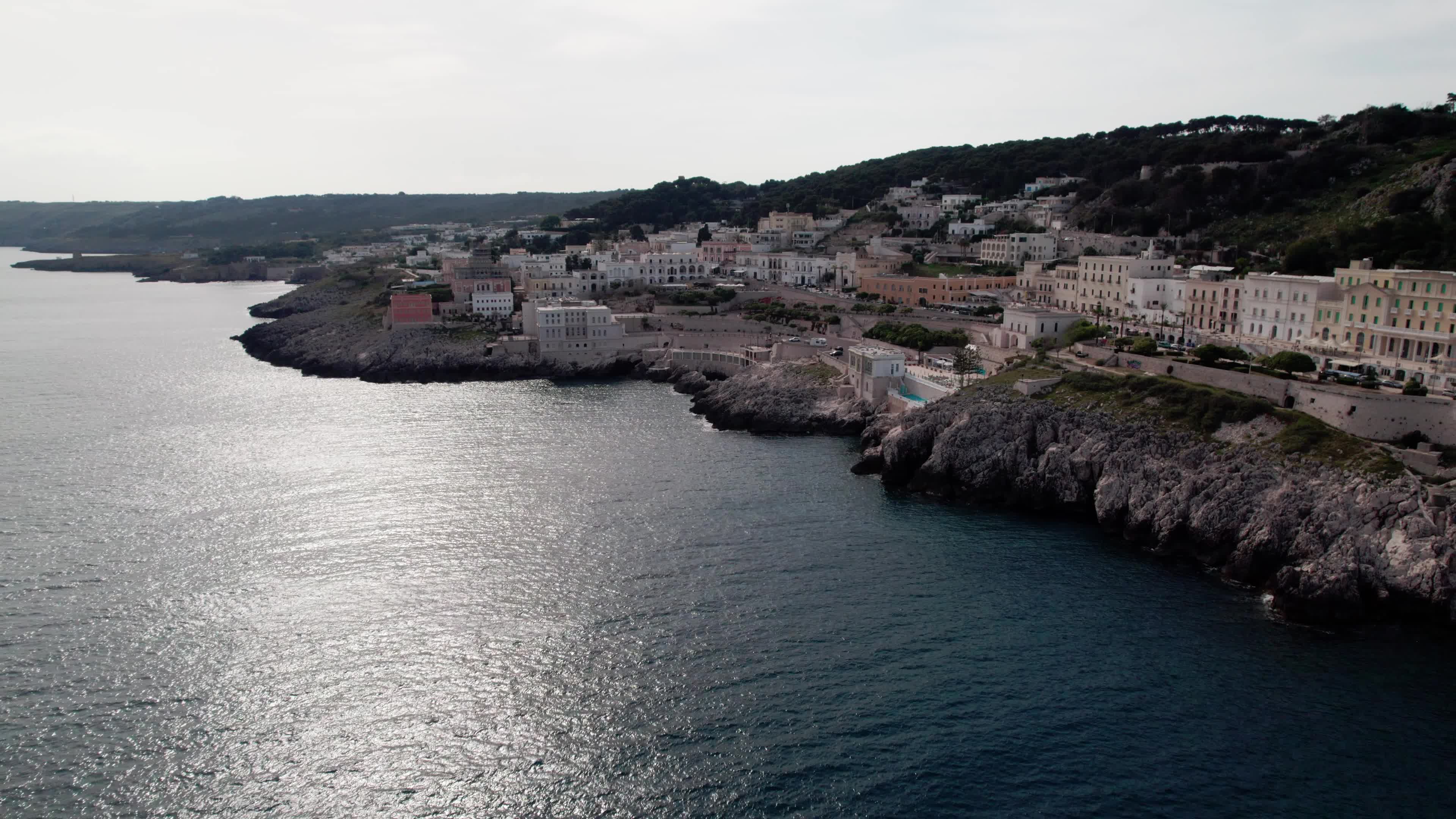 Aerial View of Santa Cesarea Terme
