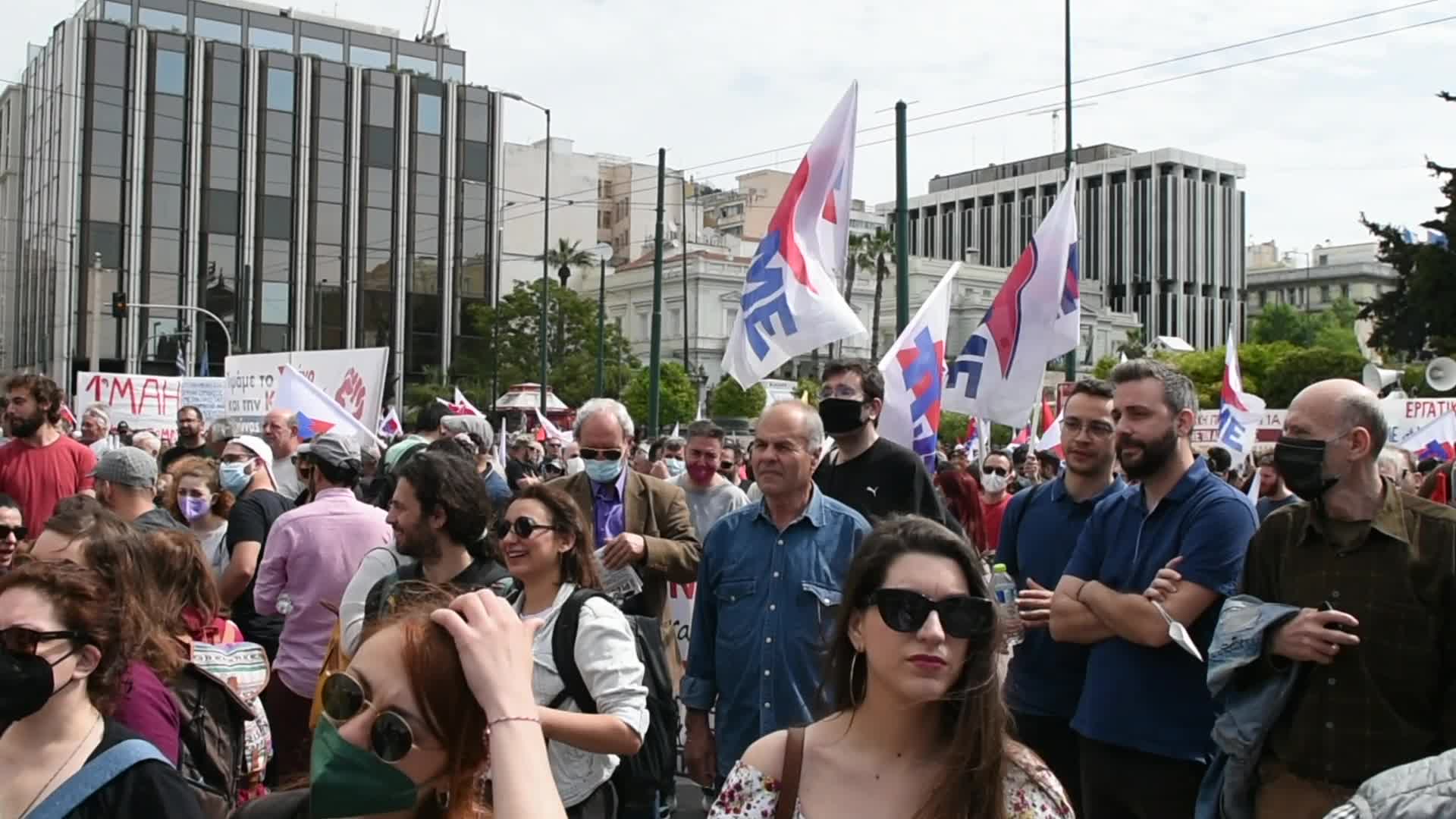 International Workers Day Demonstration In Athens