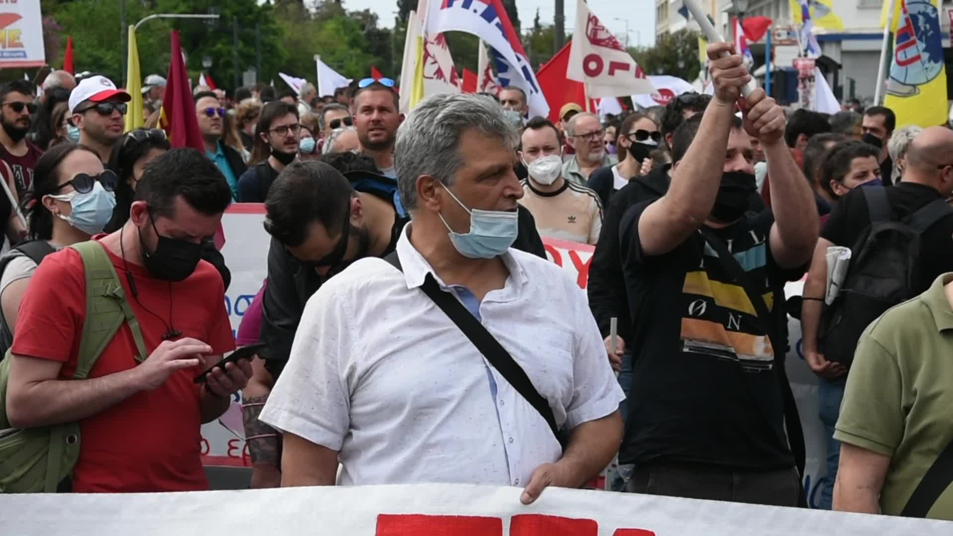 International Workers Day Demonstration In Athens