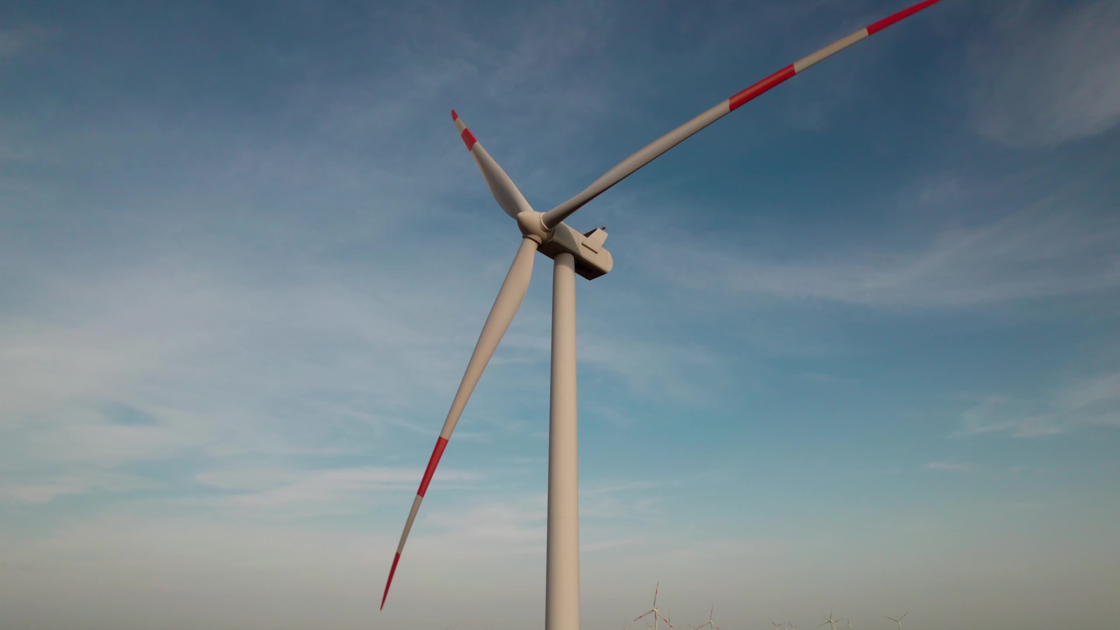 Wind Farm In Italy