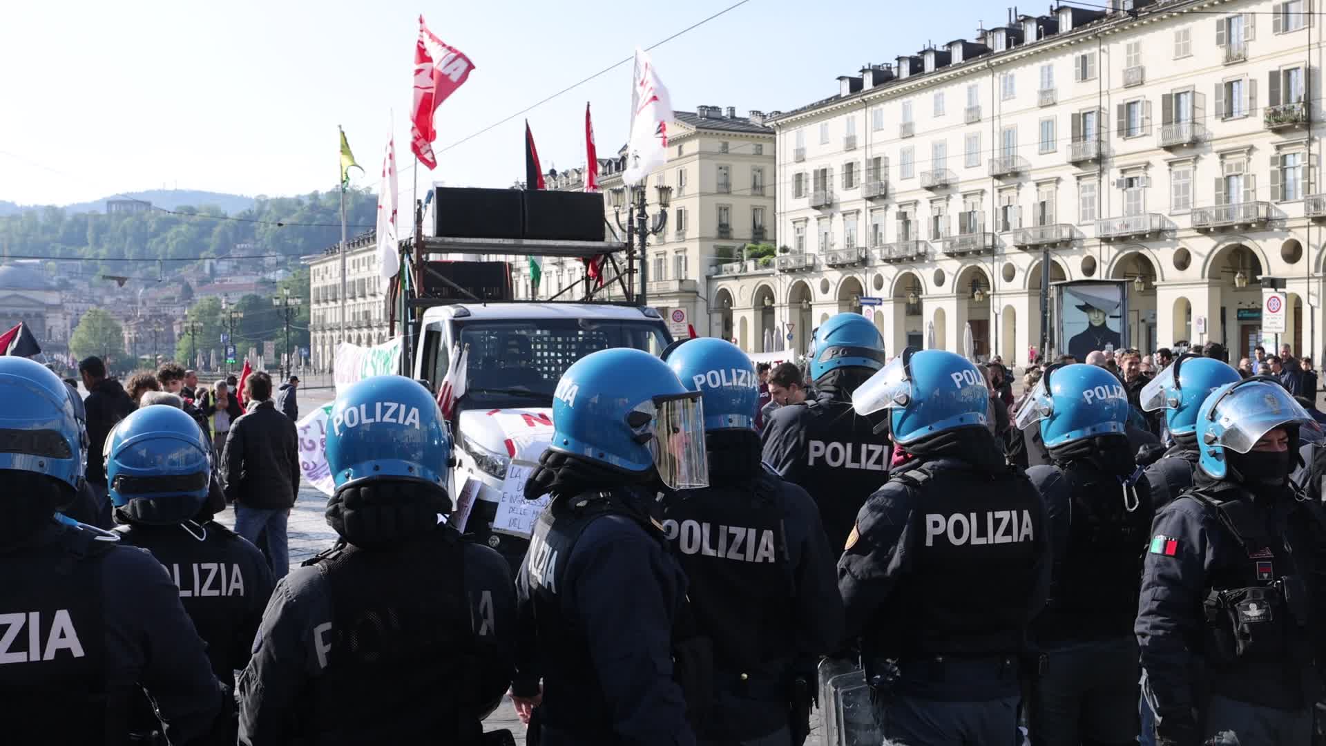 May Day In Turin, Italy