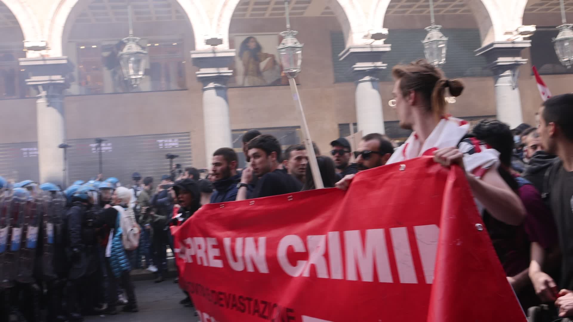 May Day In Turin, Italy