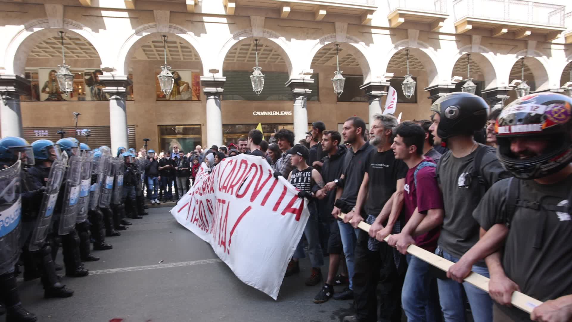 May Day In Turin, Italy