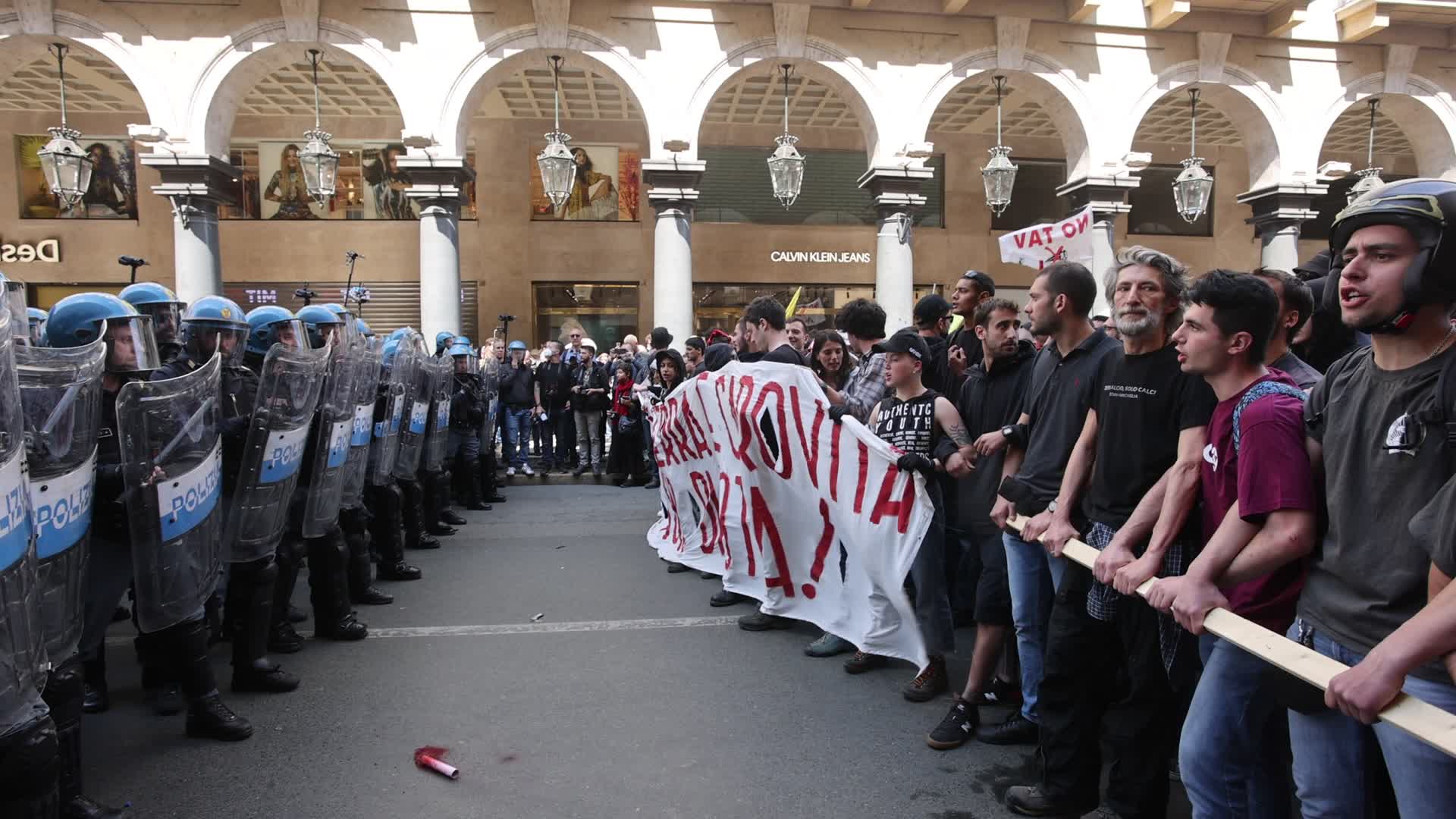 May Day In Turin, Italy