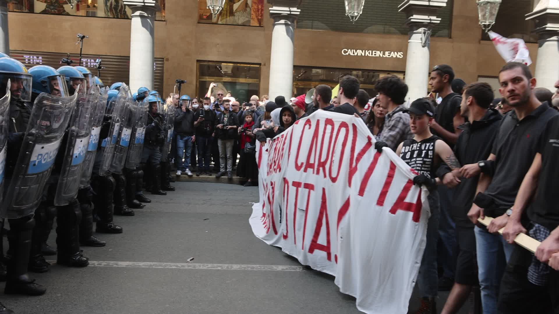 May Day In Turin, Italy