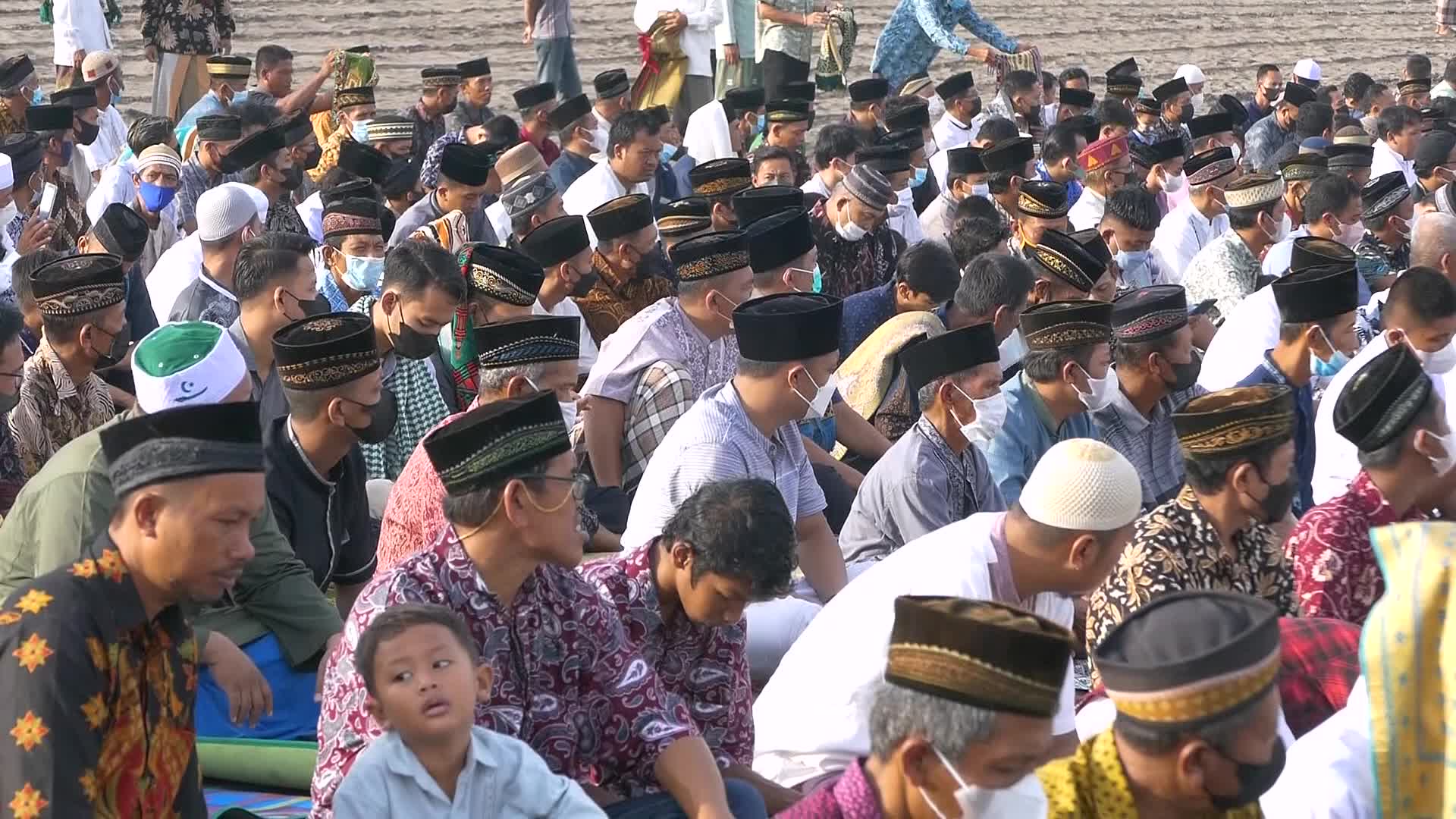 Muslims Celebrate Eid al-Fitr in Yogyakarta, Indonesia