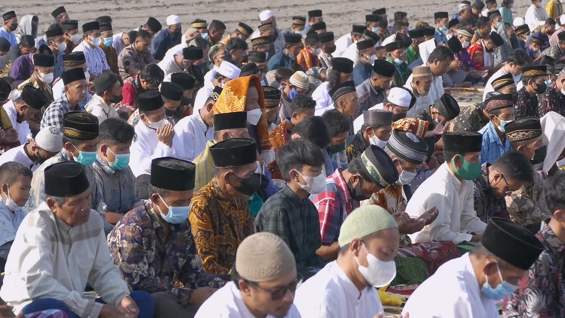 Muslims Celebrate Eid al-Fitr in Yogyakarta, Indonesia
