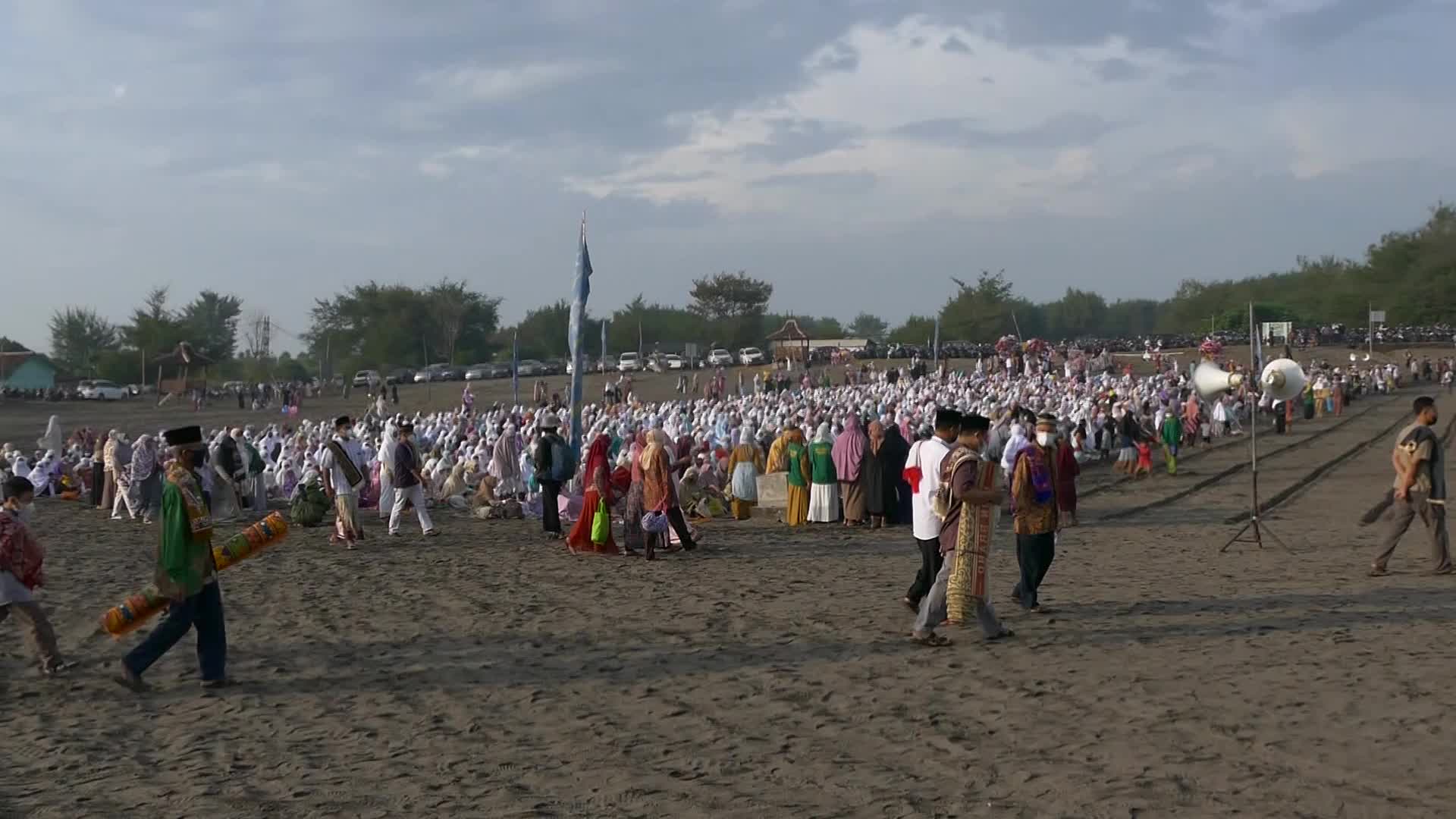 Muslims Celebrate Eid al-Fitr in Yogyakarta, Indonesia
