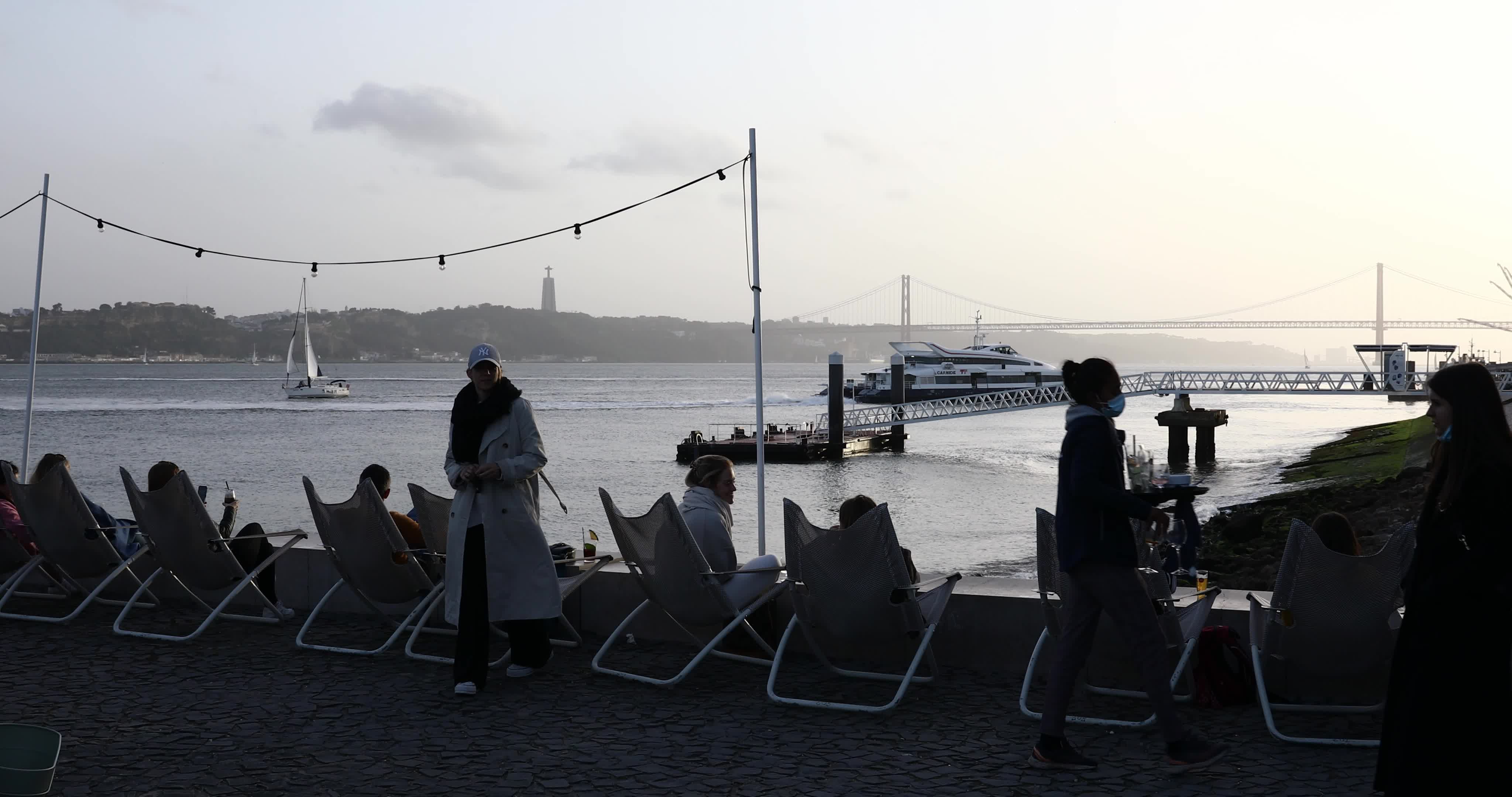 Sunset In Lisbon, Portugal