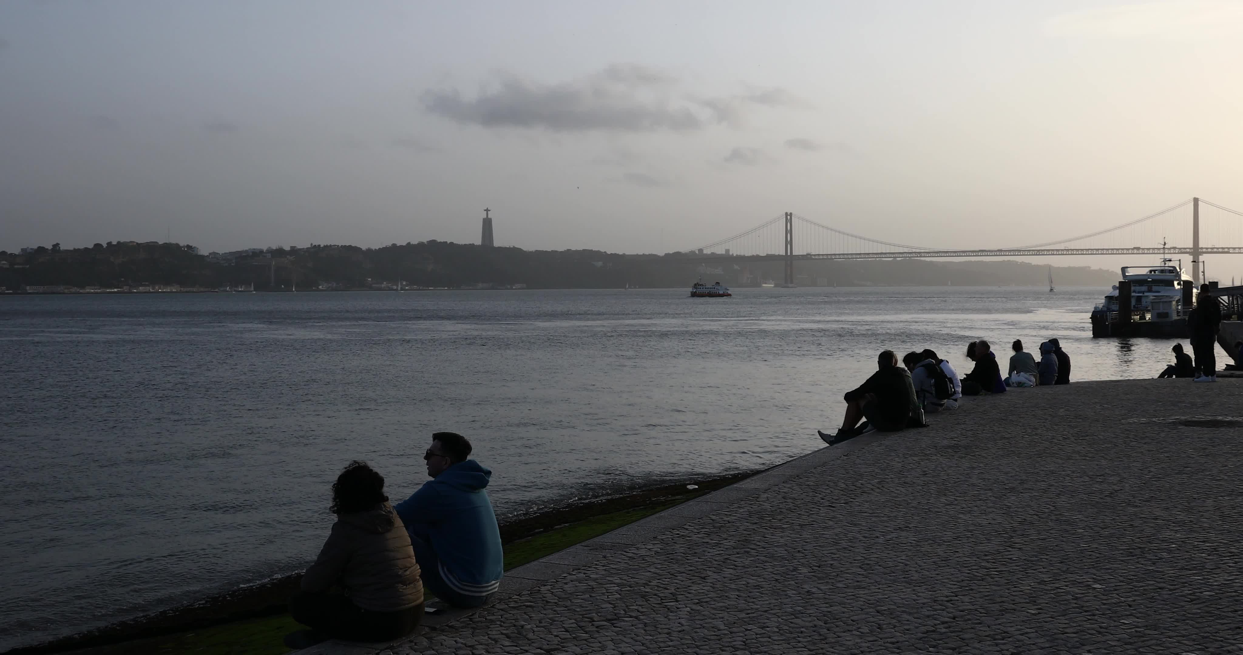 Sunset In Lisbon, Portugal