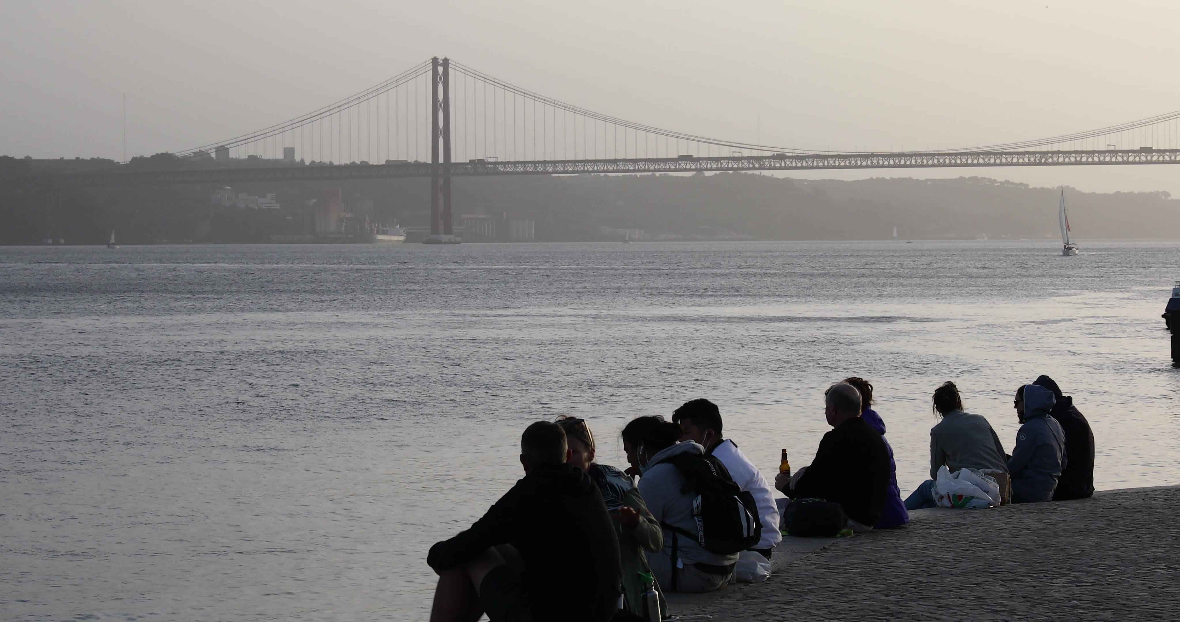 Sunset In Lisbon, Portugal