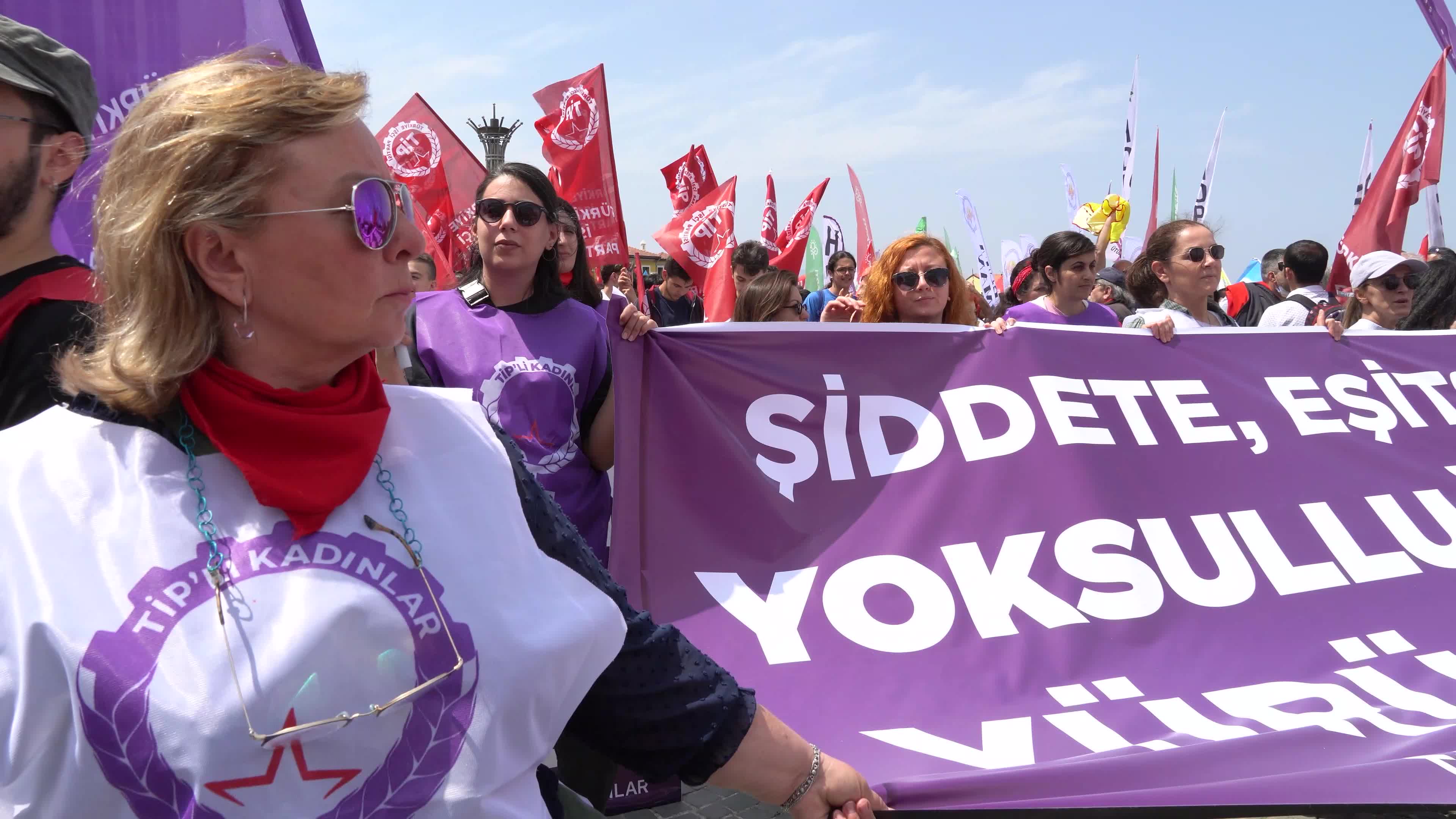 International Labour Day celebration and demonstration, Izmir Turkey