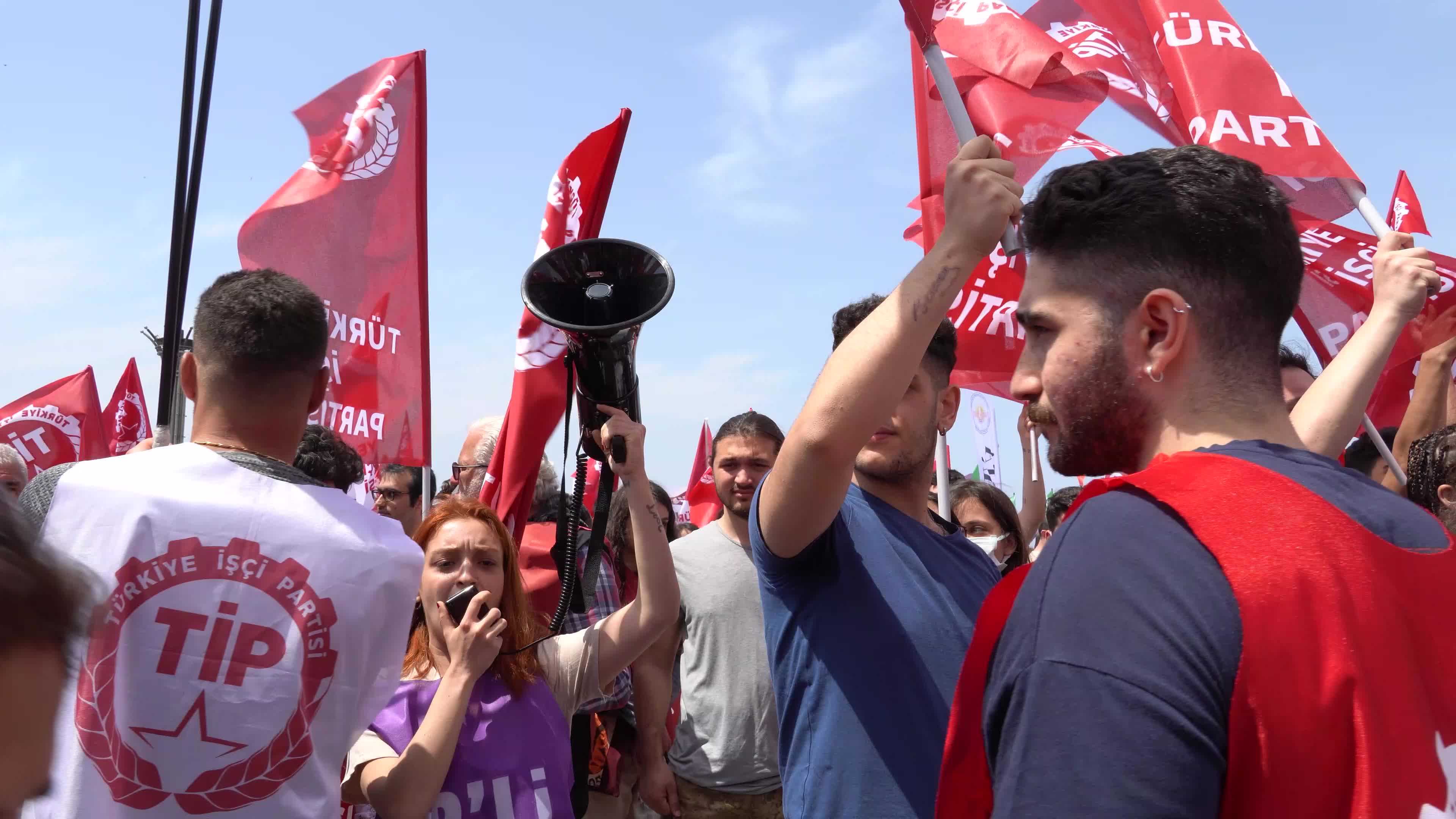 International Labour Day celebration and demonstration, Izmir Turkey