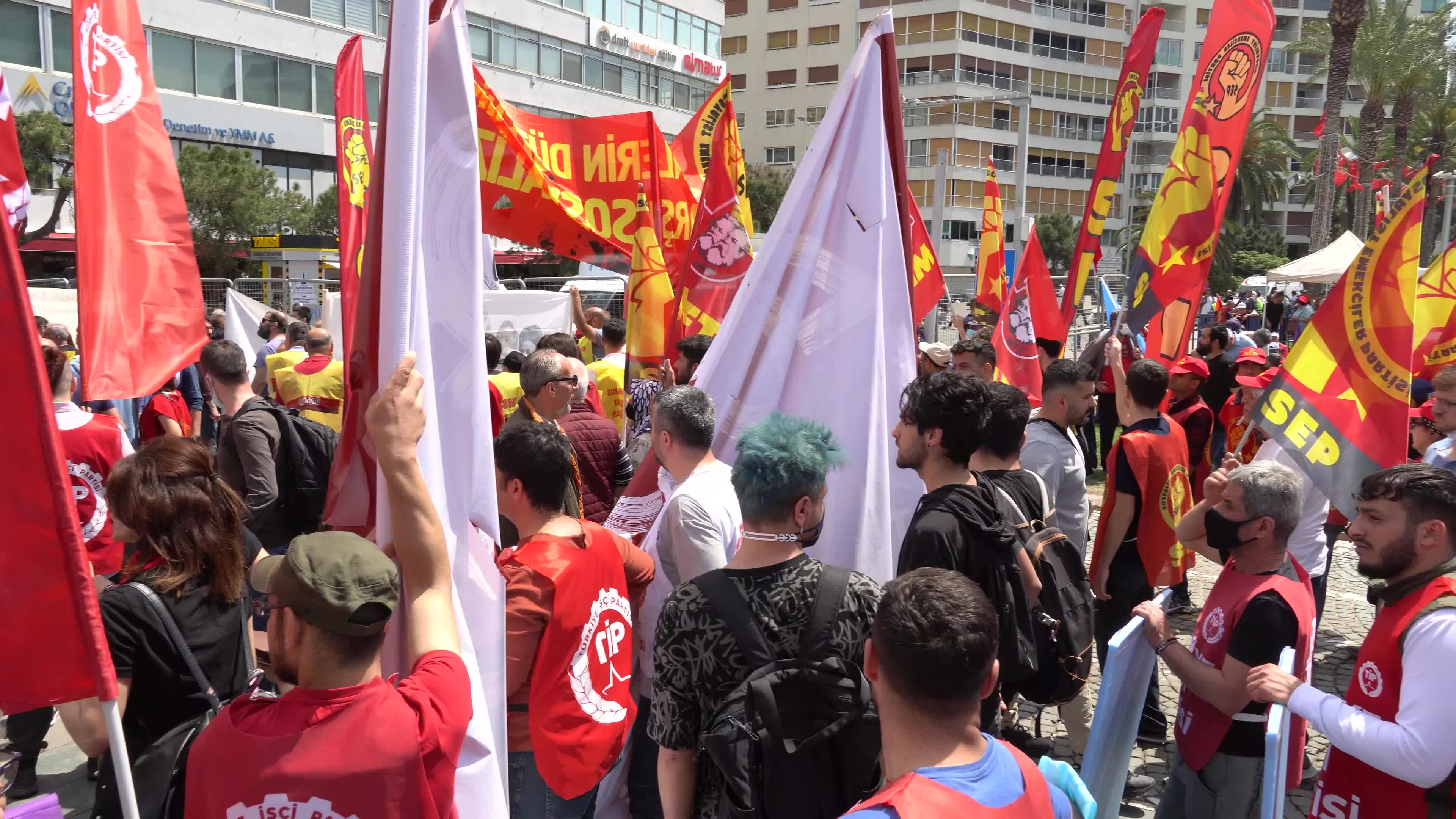 International Labour Day celebration and demonstration, Izmir Turkey