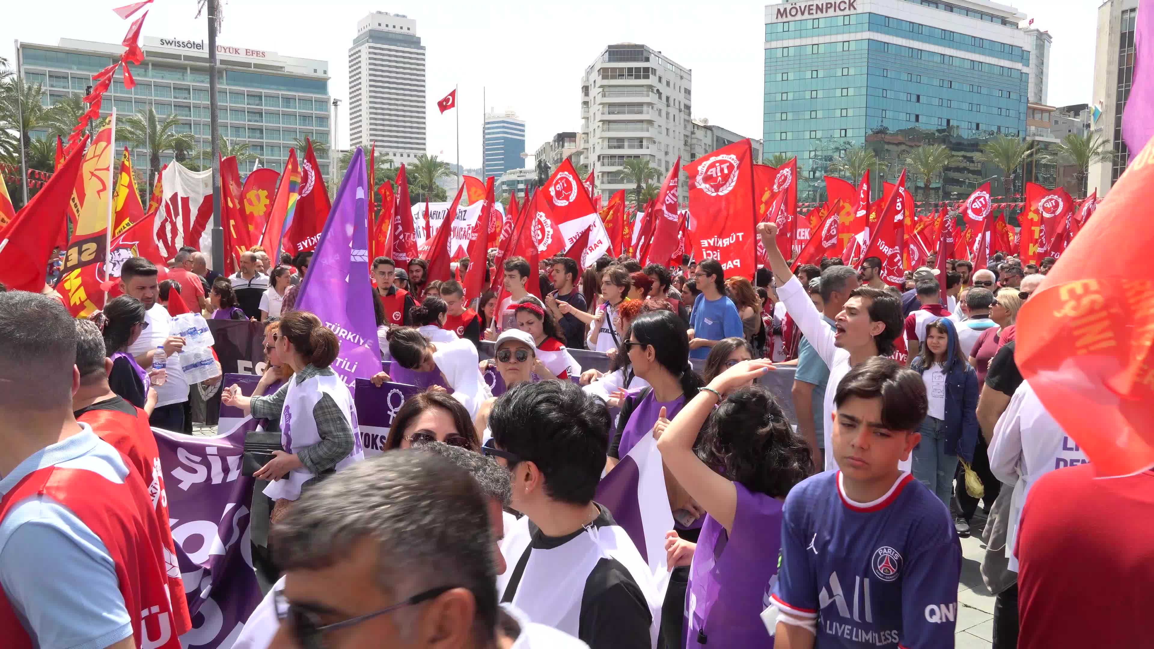 International Labour Day celebration and demonstration, Izmir Turkey